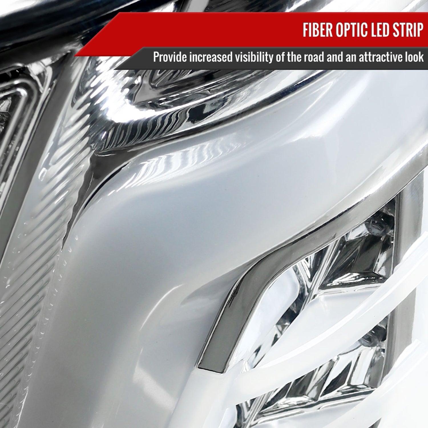2003-2007 Cadillac CTS LED Tail Lights Chrome Housing/Clear Lens