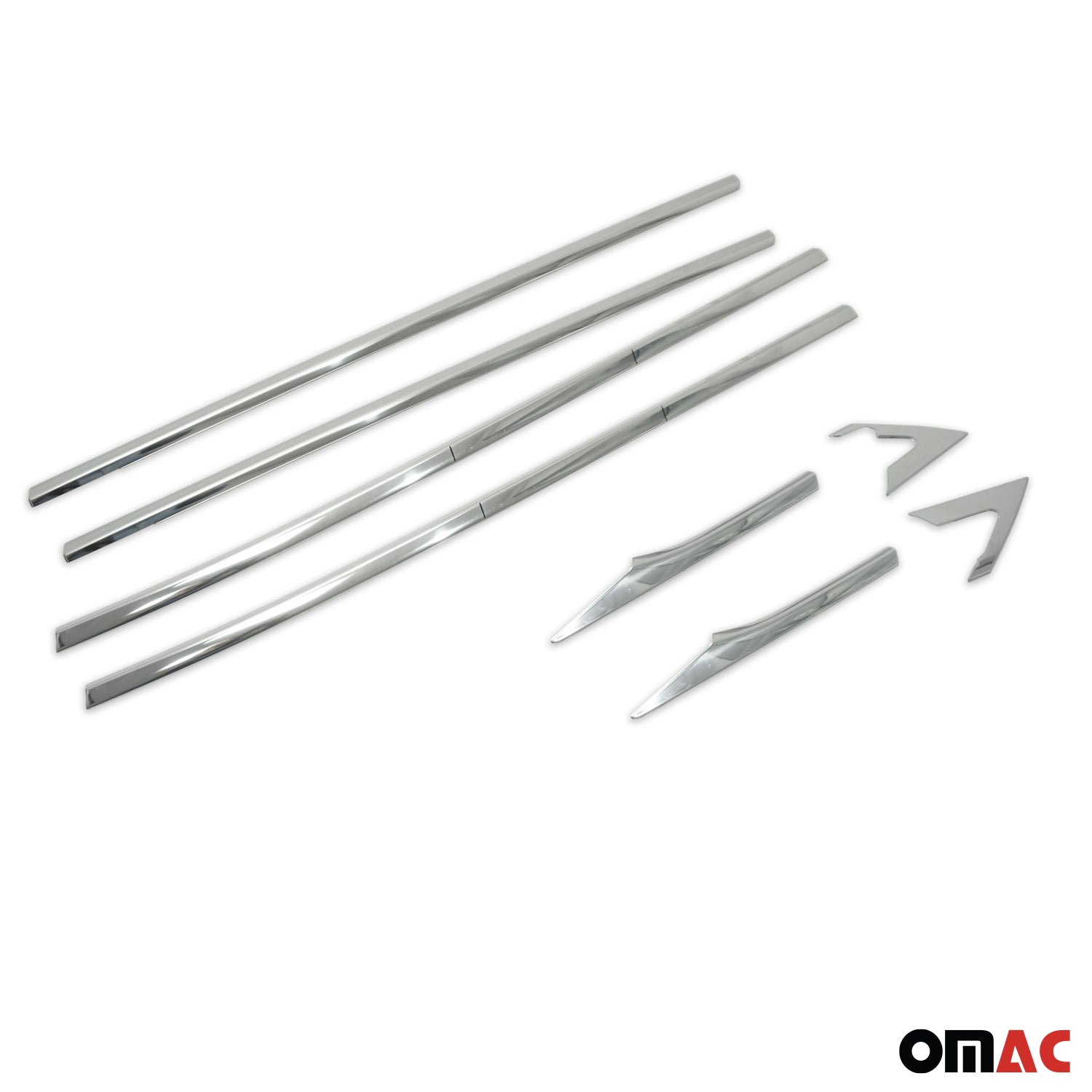 2016-2021 Honda Civic Sedan Window Molding Trim Streamer Stainless Steel