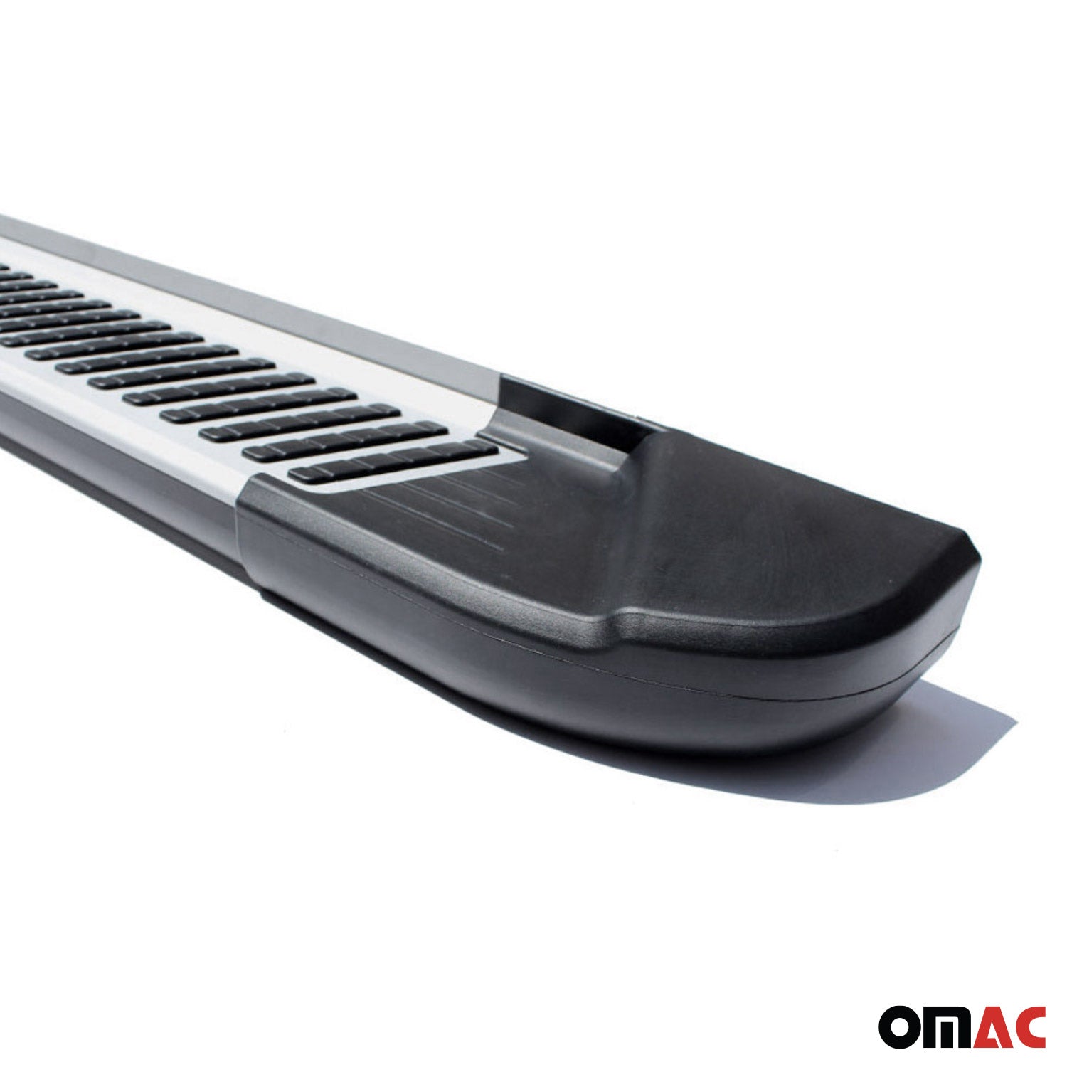 2020-2025 Kia Telluride 1.gen Side Step Nerf Bar Running Board Silver Black 2x
