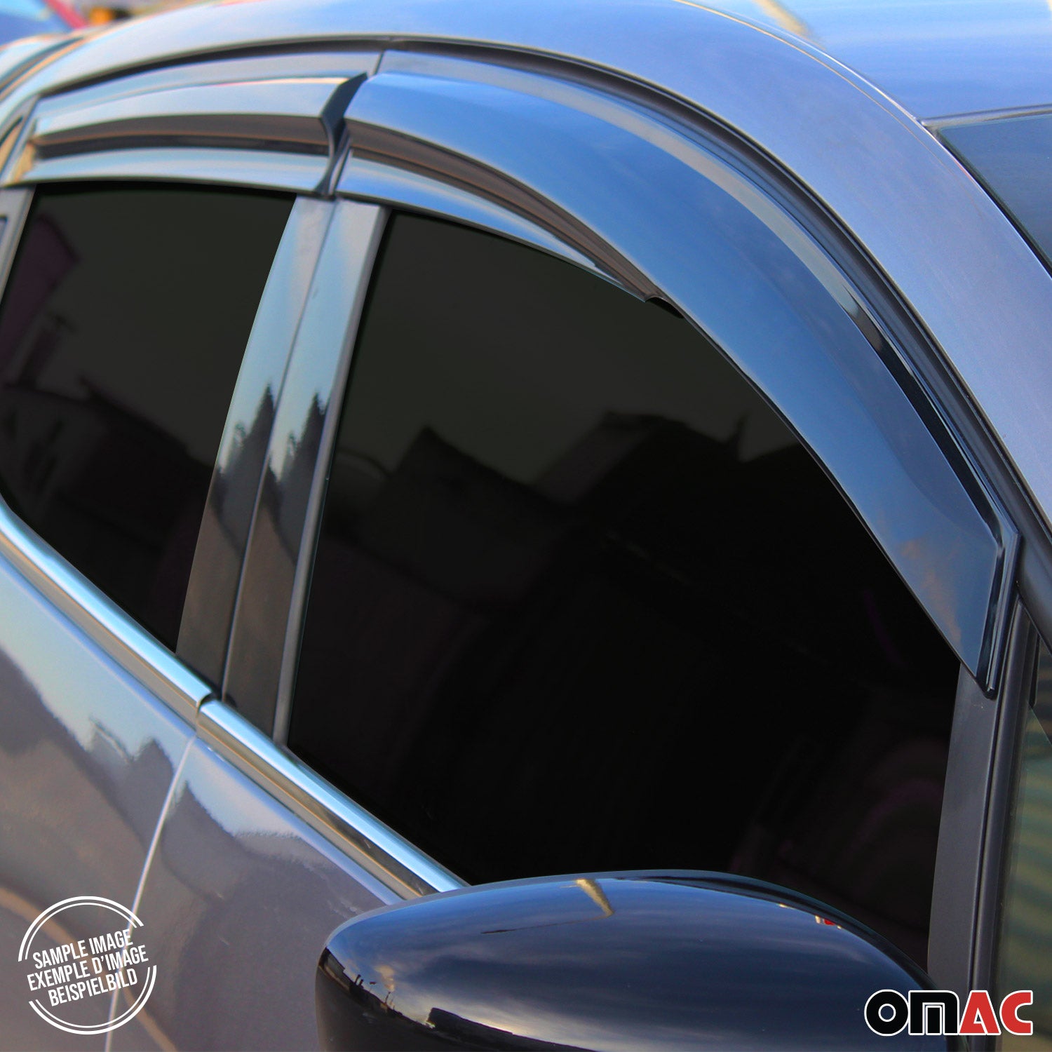 2019-2026 Toyota Corolla Sedan Window Visor Vent Rain Deflector 4Pcs Smoke