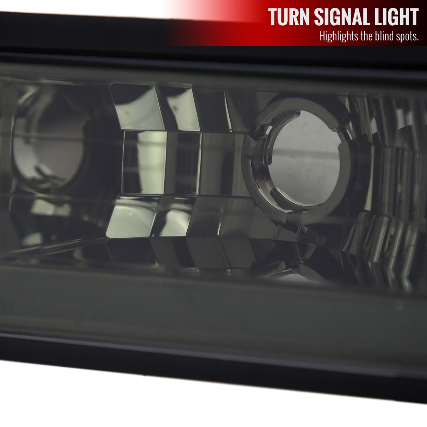 1994-1998 Chevy Silverado/Tahoe/Suburban/C10 Headlights LED Lights Smoke