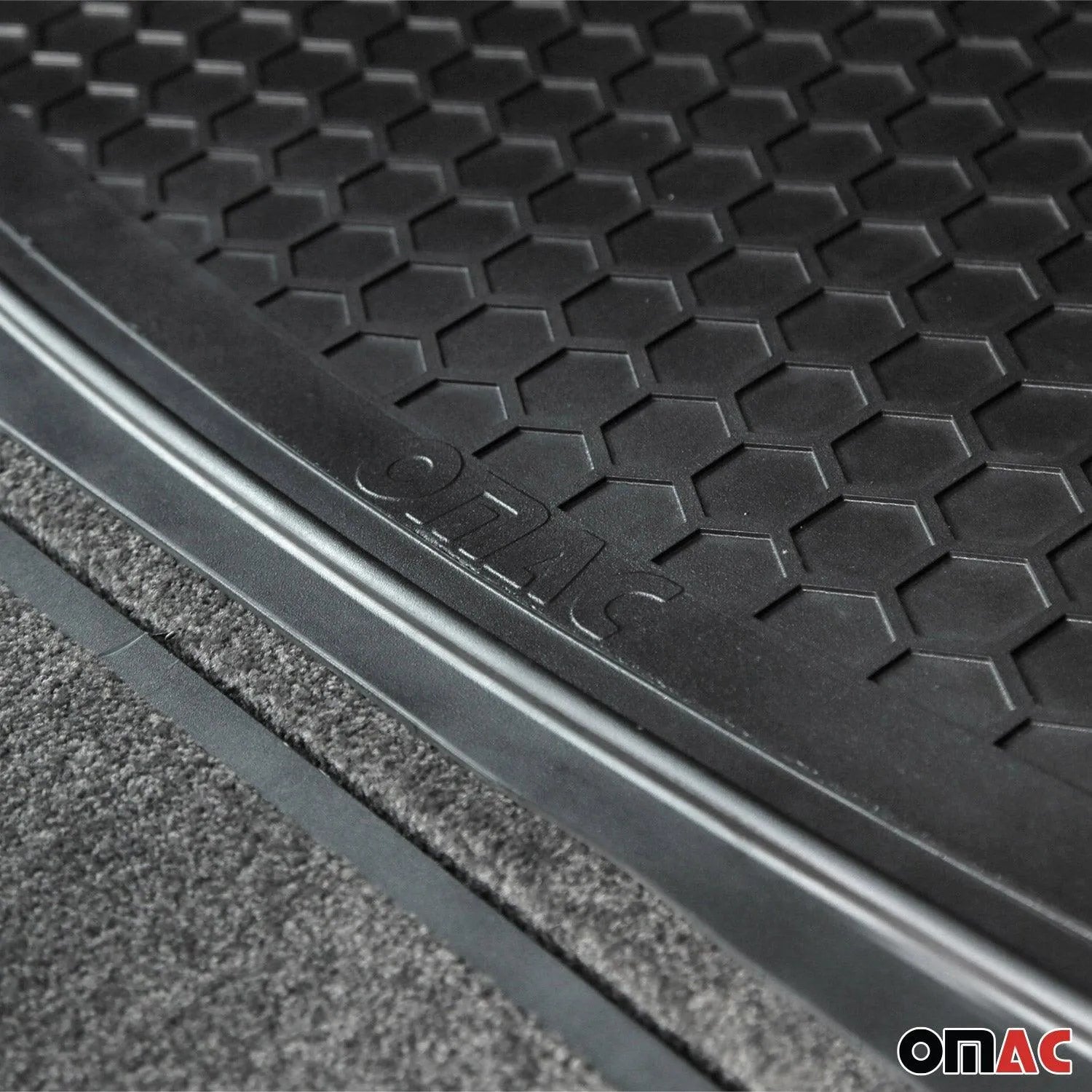 2000-2026 BMW X5 E53 E70 F15 F85 G05 Semi-Custom fit Cargo Mat Liner Waterproof Rubber Black 1Pc