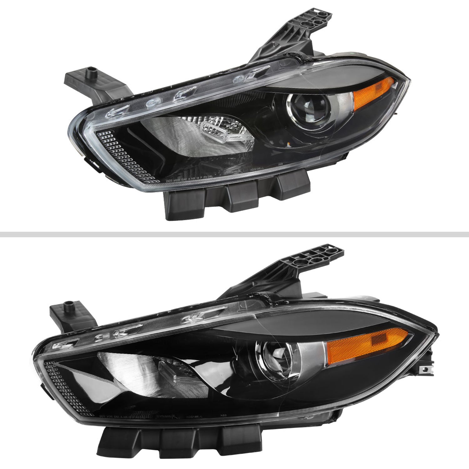 2013-2016 Dodge Dart Factory Headlights Projector High/Low Beam - Driver Side