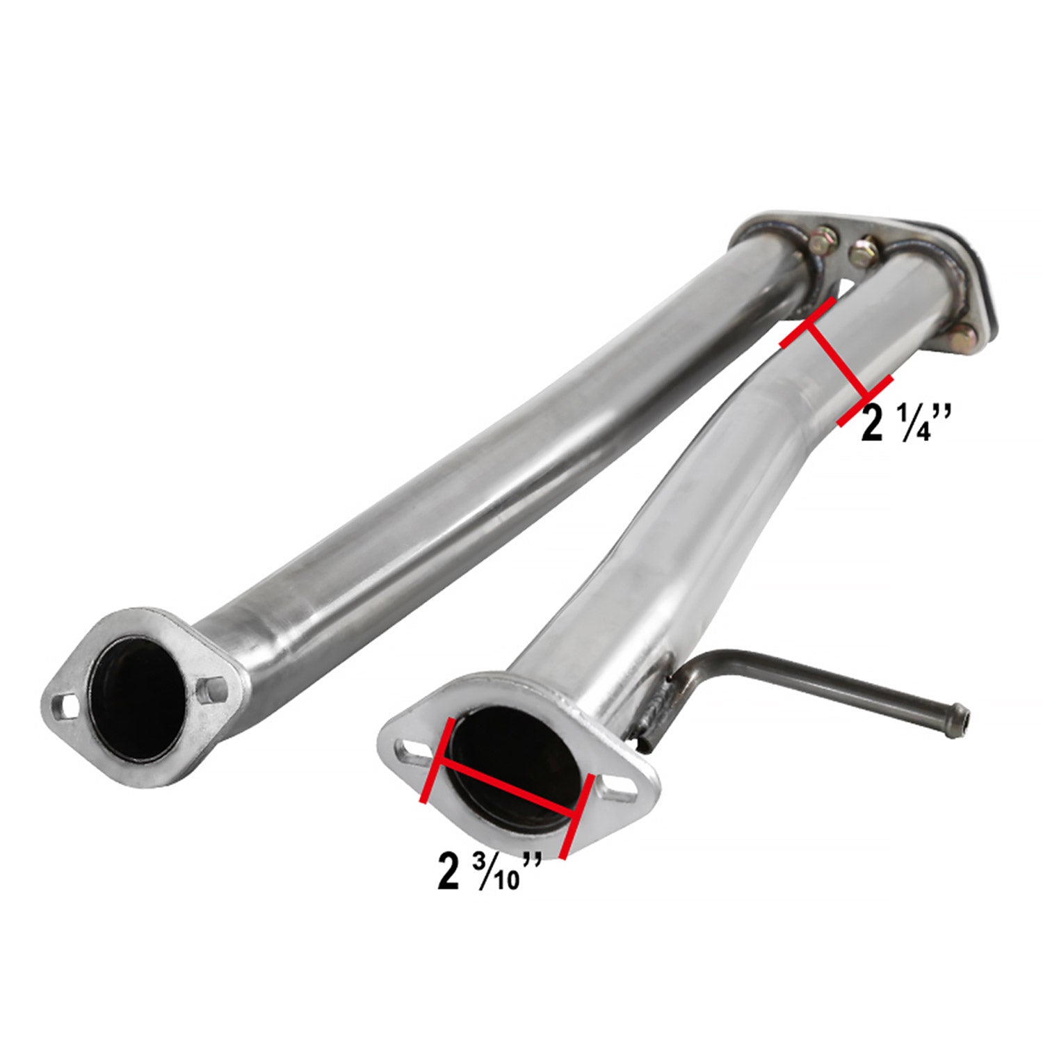 2003-2007 Infiniti G35 Coupe S.Steel Dual Catback Exhaust System Burnt Tip