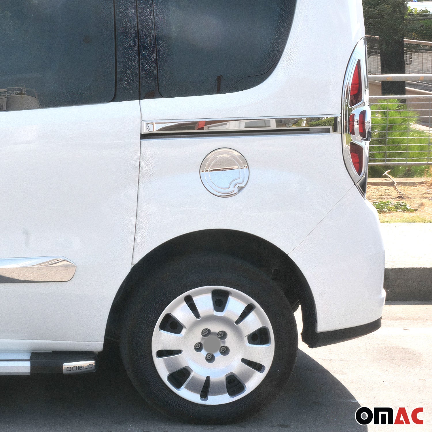 2015-2022 RAM ProMaster City Fuel Caps Cover Gas Cap Cover Stainless Steel Silver