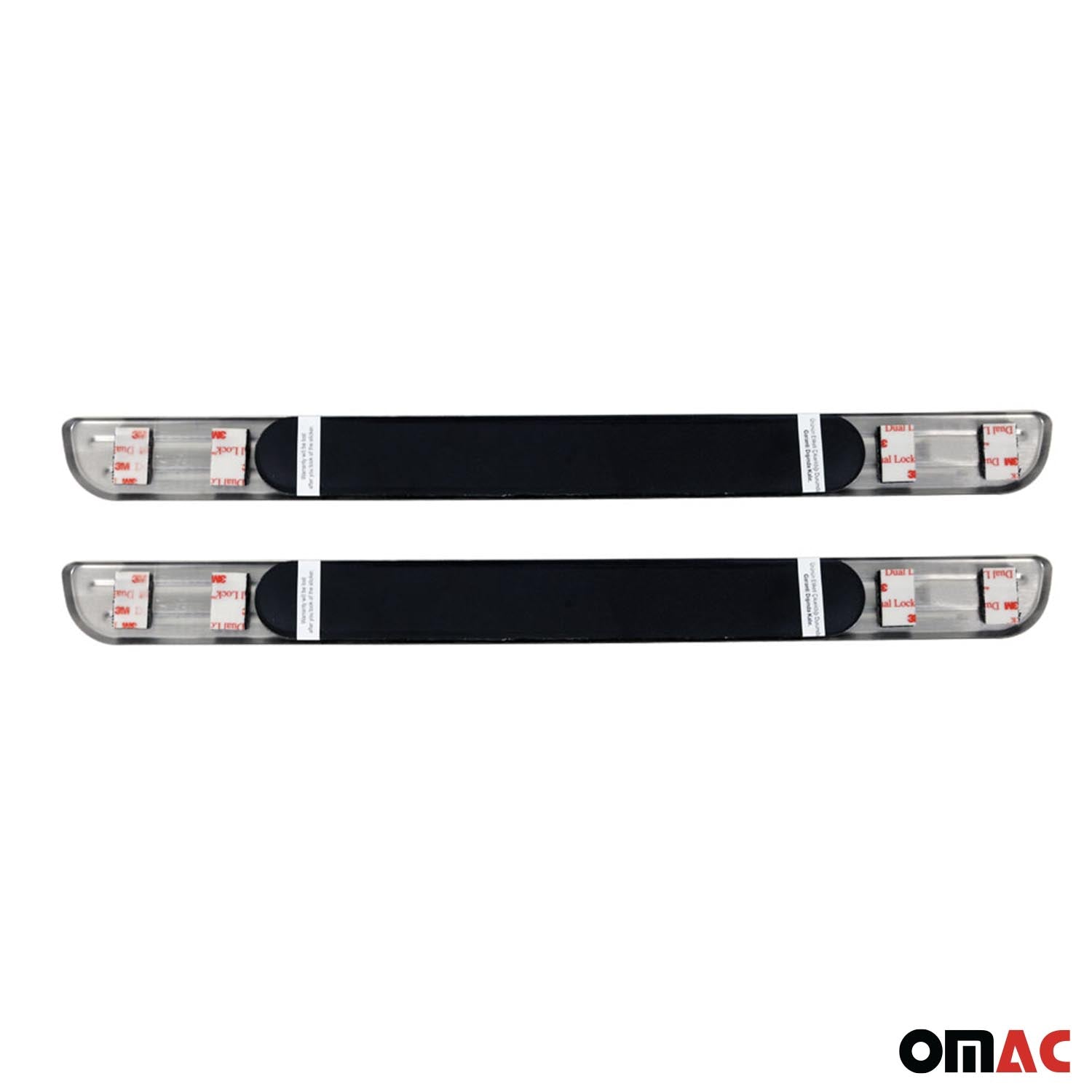 Mazda MX-5 Door Sill Scuff Plate Illuminated Sport Stainless Steel Silver 2 Pcs