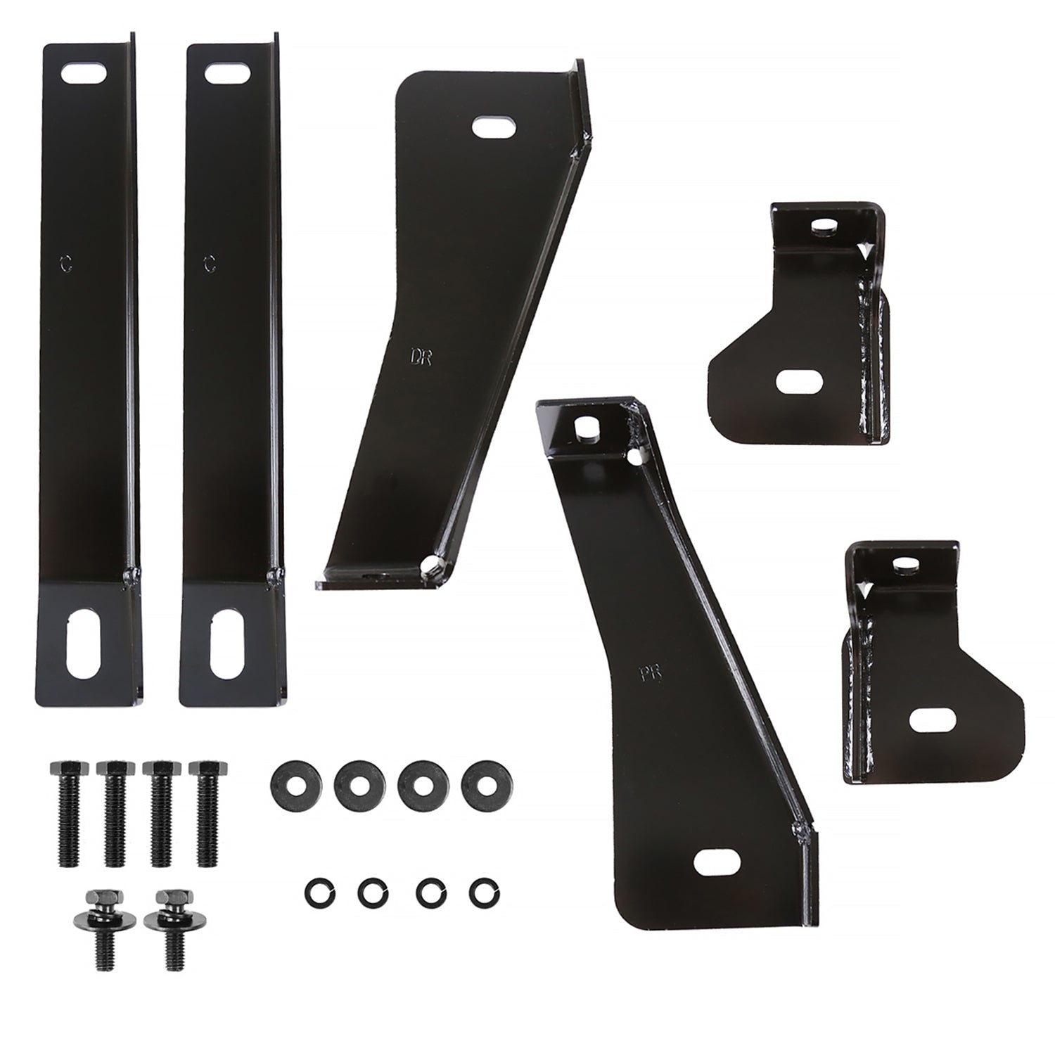 2019-2021 Chevy Silverado/GMC Sierra Crew Cab 3" Steel Side Step Nerf Bars