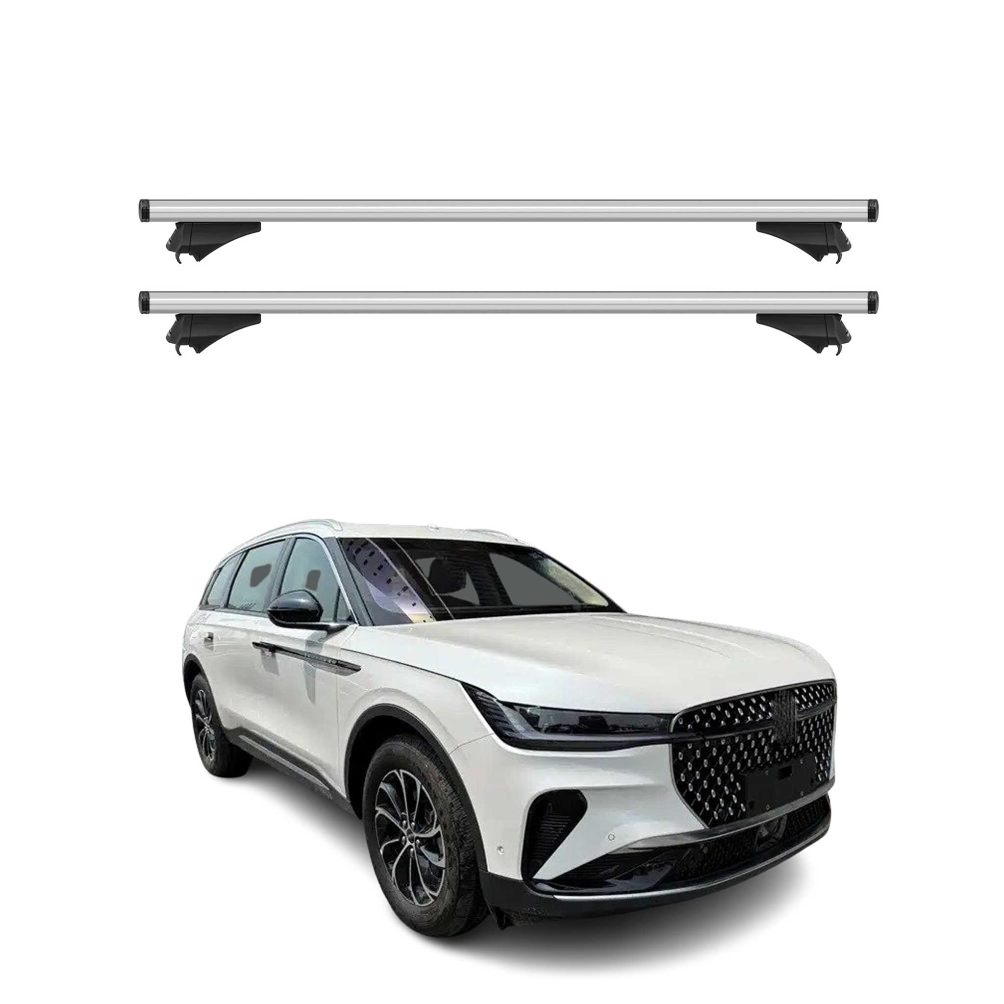 2024-2026 Lincoln Nautilus Roof Rack Cross Bars Luggage Carrier Silver