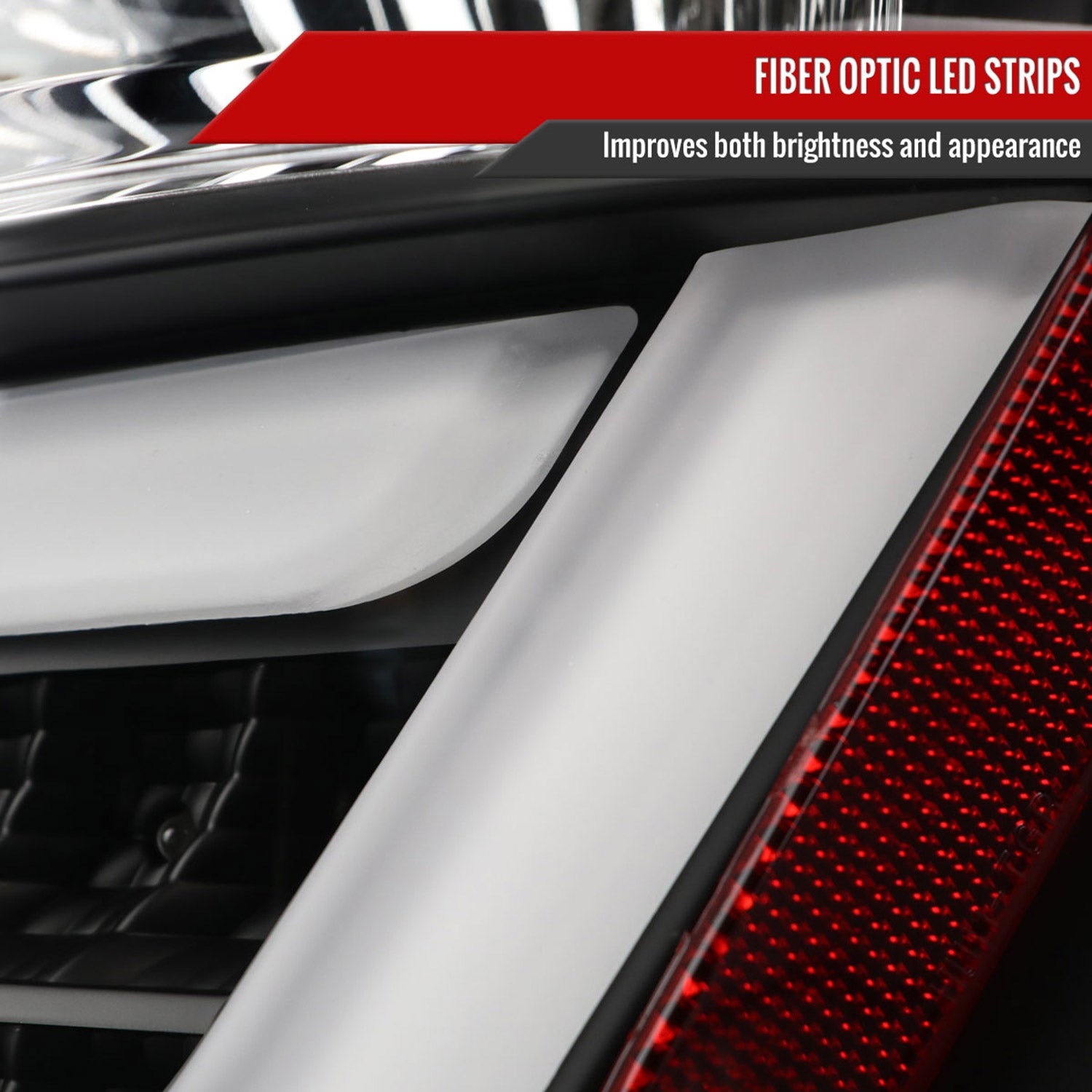 2011-2013 Scion tC V2 LED Tail Lights Matte Black Housing/Clear Lens