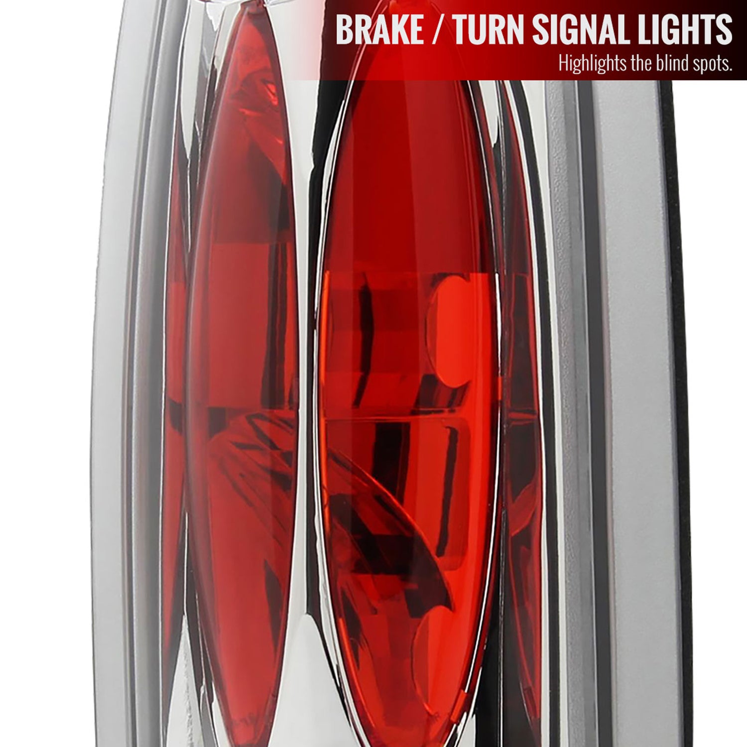 1988-2000 Chevy Silverado/Tahoe/Suburban/Sierra/Jimmy/Yukon Tail Lights Chrome