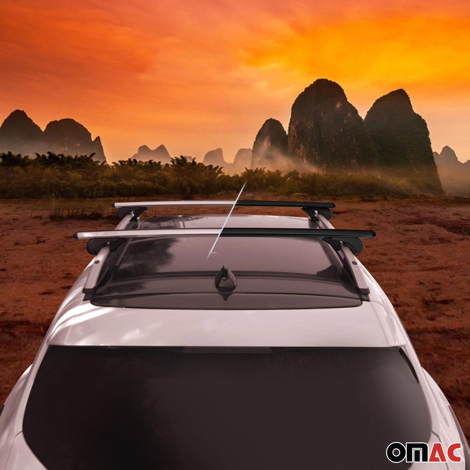 2024-2026 Kia EV9 GT-Line Roof Rack Cross Bars Silver