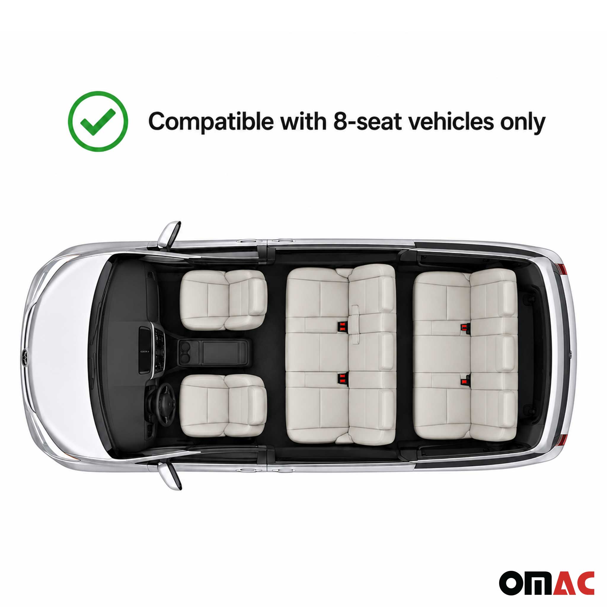 2011-2020 Toyota Sienna 3.gen 8 Seats Floor Mats & Cargo Liner Full Set All Weather 8 Seats Black 5 Pcs