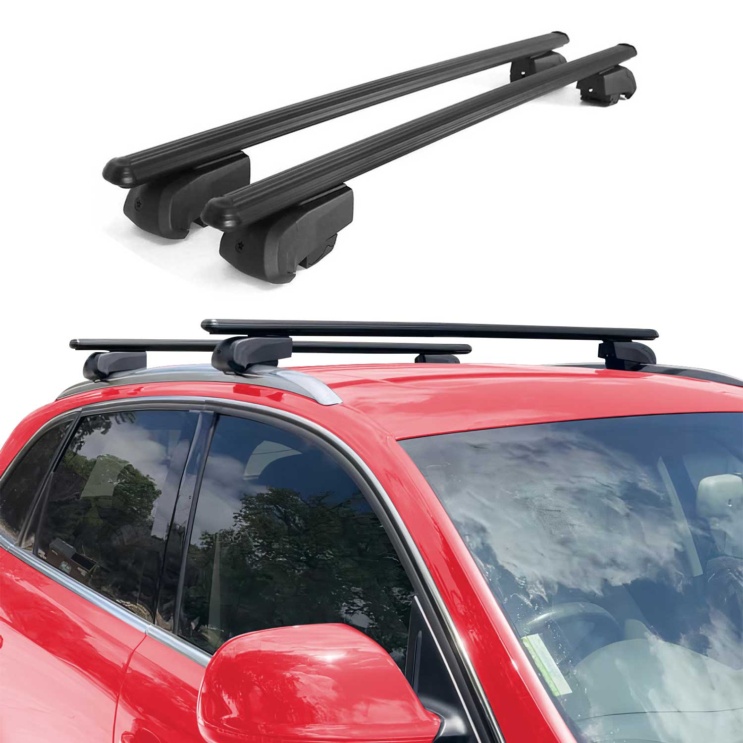 2020-2026 Lincoln Aviator Roof Rack Cross Bars Black