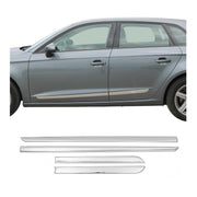 RAM Side Door Molding Trim Skirt Garnish Stainless Steel Gloss 4Pcs