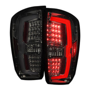 2016-2022 Toyota Tacoma LED Bar Tail Lights Chrome Housing/Smoke Lens