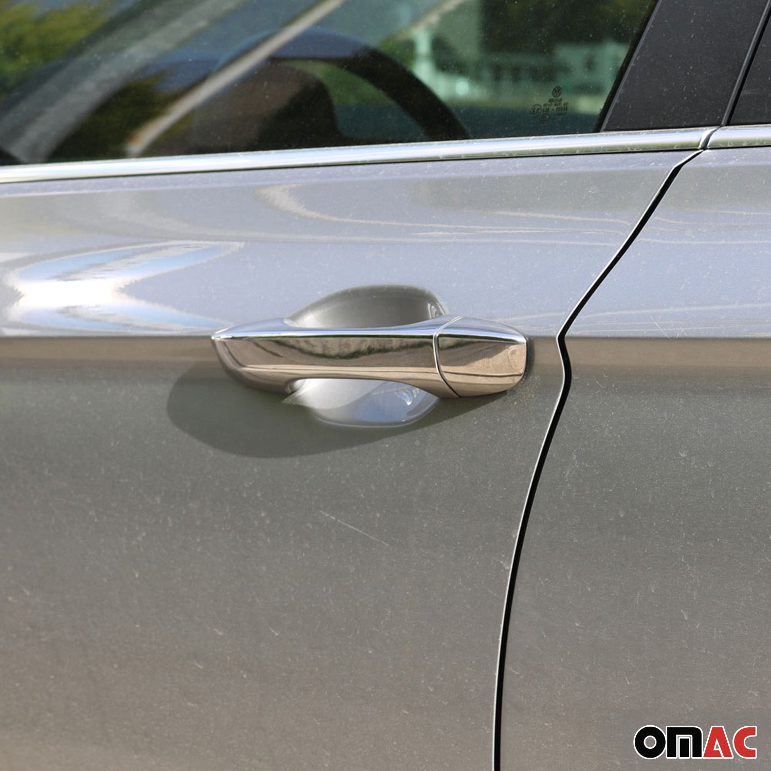 2018-2024 VW Tiguan Car Door Handle Cover Protector Stainless Steel Chrome 8 Pcs