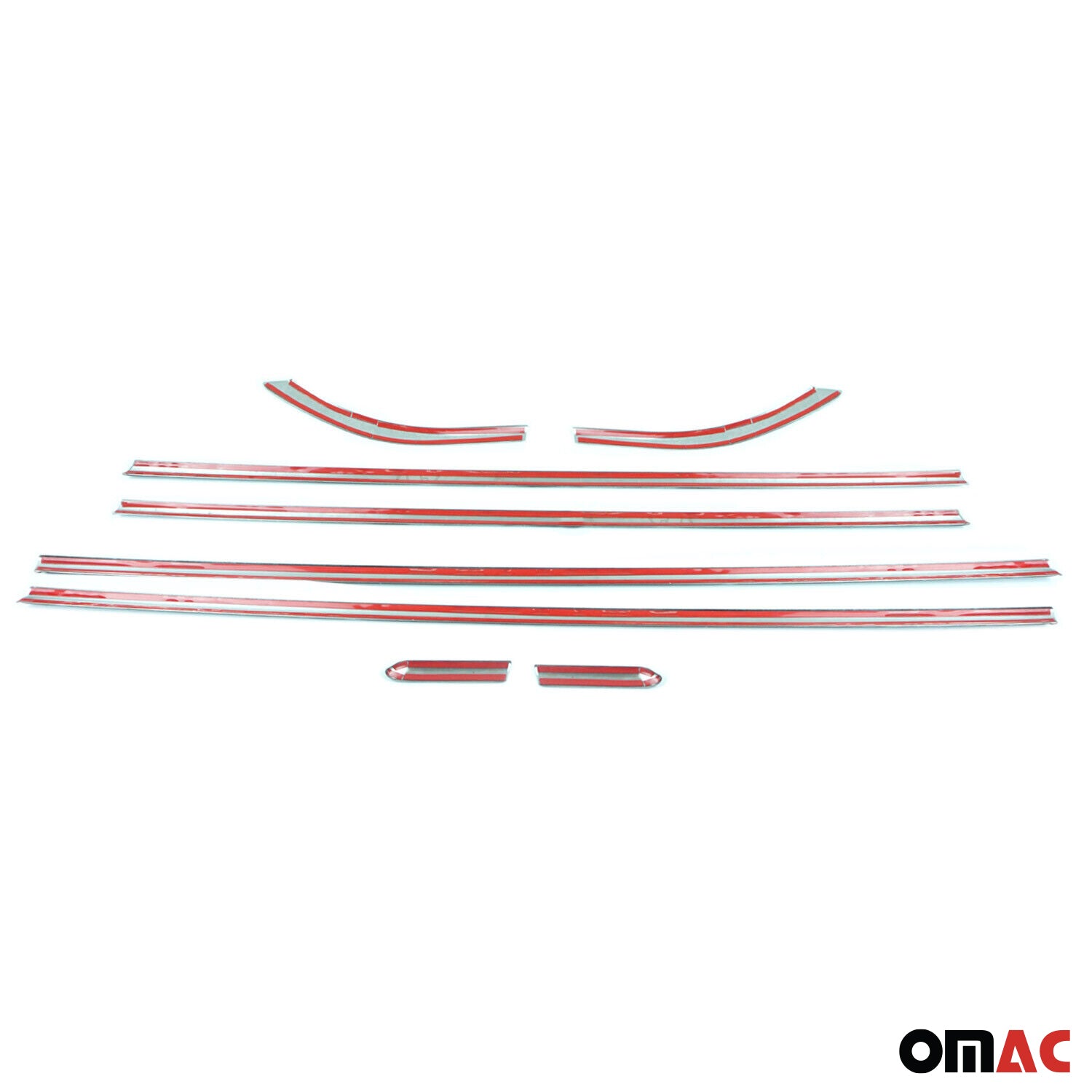 2013-2020 Ford Fusion Sedan Window Molding Trim Streamer Stainless Steel