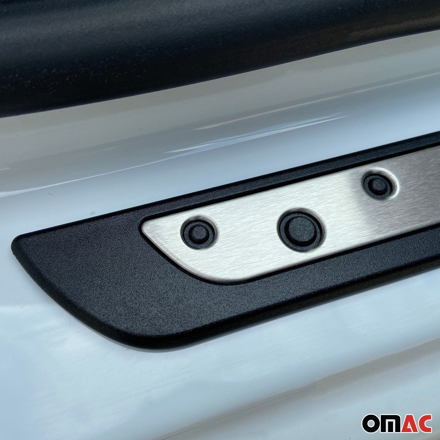 Jeep Renegade Door Sill Scuff Plate Scratch Protector Steel Silver 4 Pcs