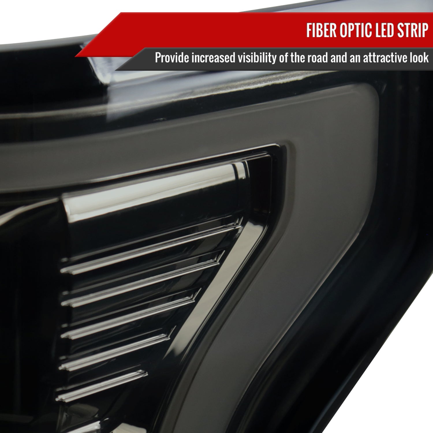 2015-2017 Ford F-150 LED Tail Lights Chrome Housing/Smoke Lens