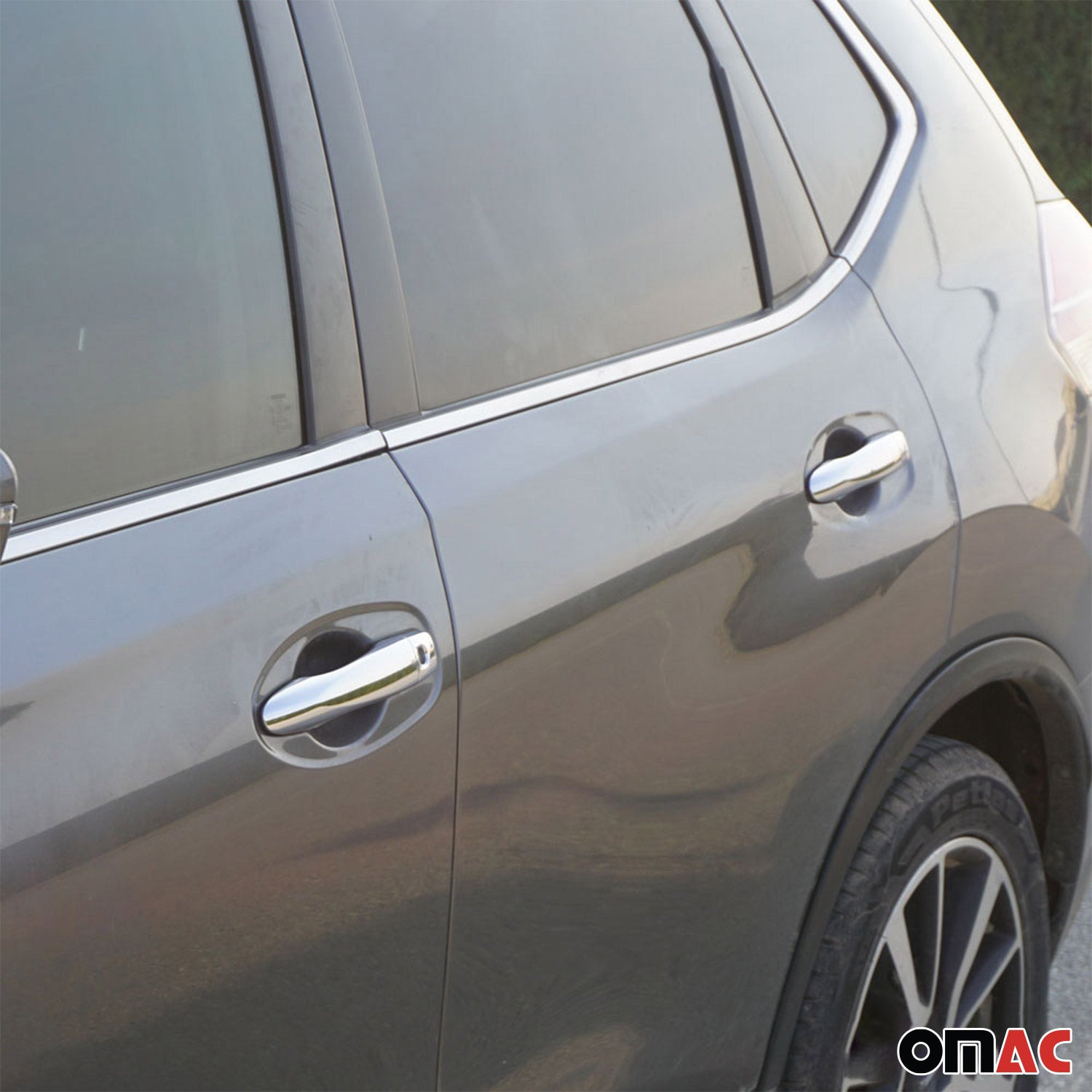 2014-2020 Nissan Rogue Car Door Handle Cover Protector Stainless Steel Chrome 8 Pcs