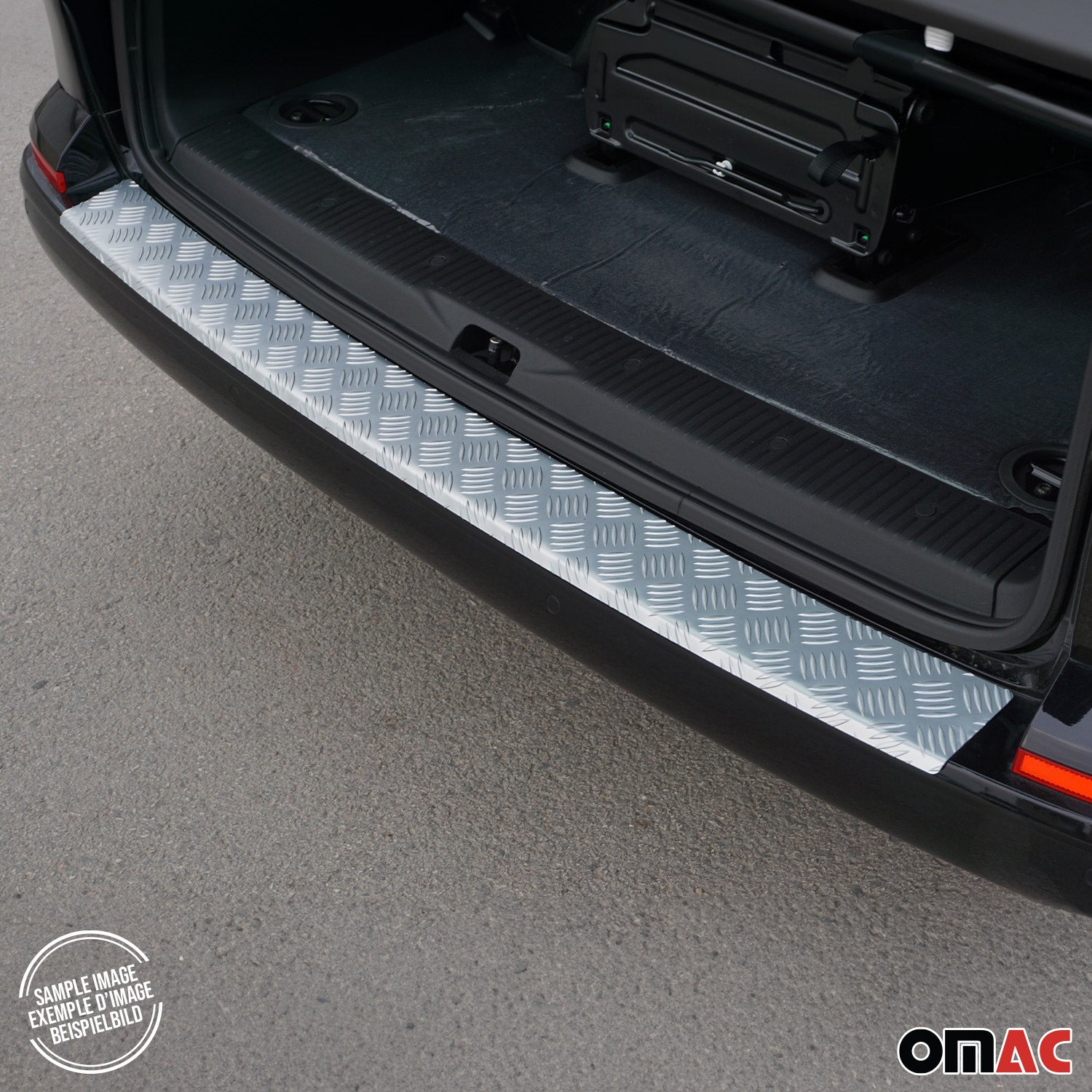 2016-2024 Mercedes Metris Rear Bumper Guard Aluminium Silver