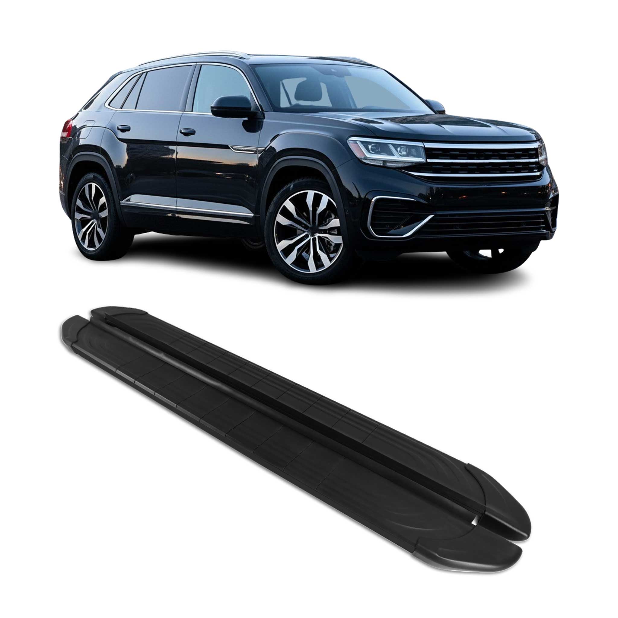 2018-2026 Volkswagen Atlas / Cross Sport / Teramont Nerf Bar Side Step Running Boards 2x