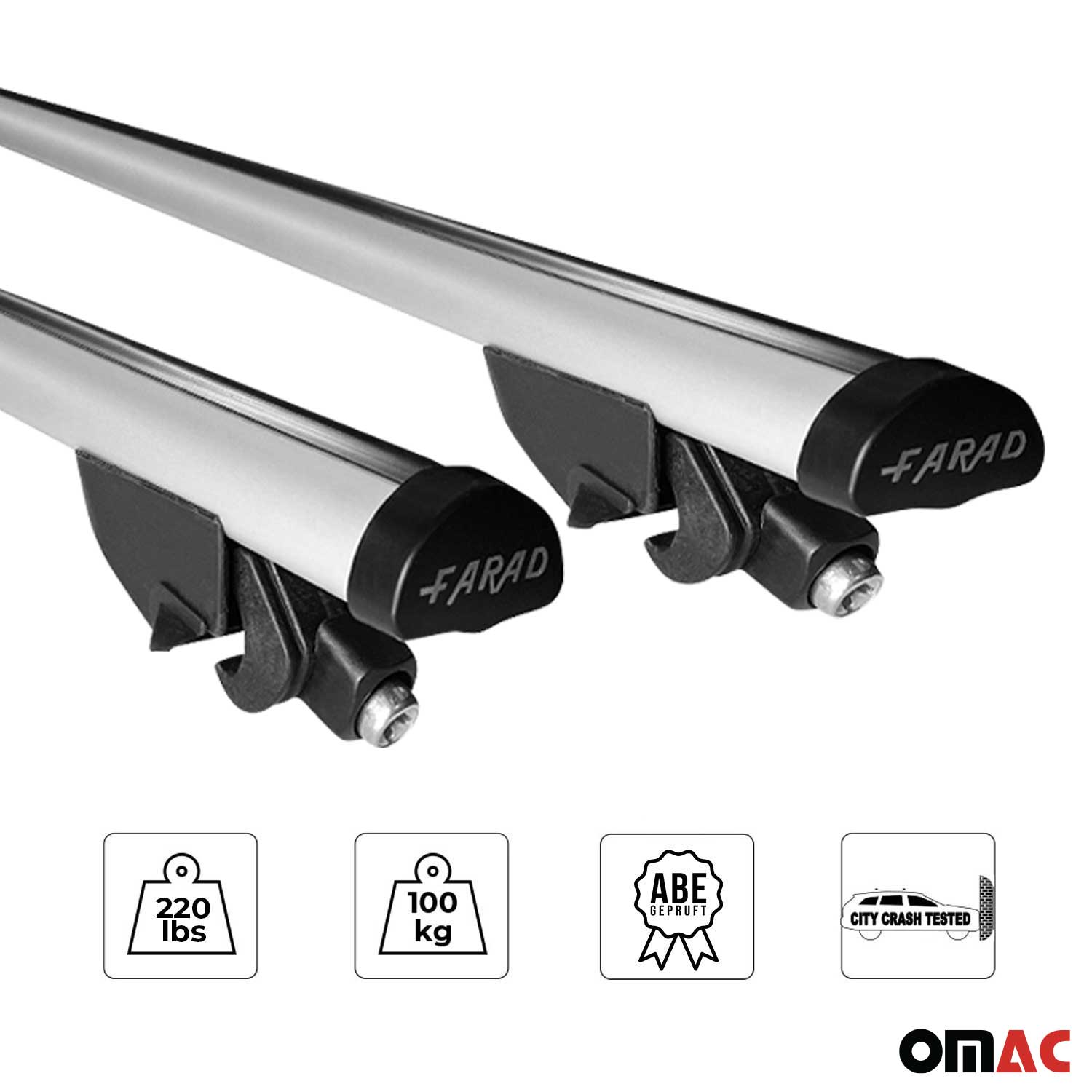 2019-2022 BMW 3 Series G21 Wagon Roof Rack Cross Bars Silver