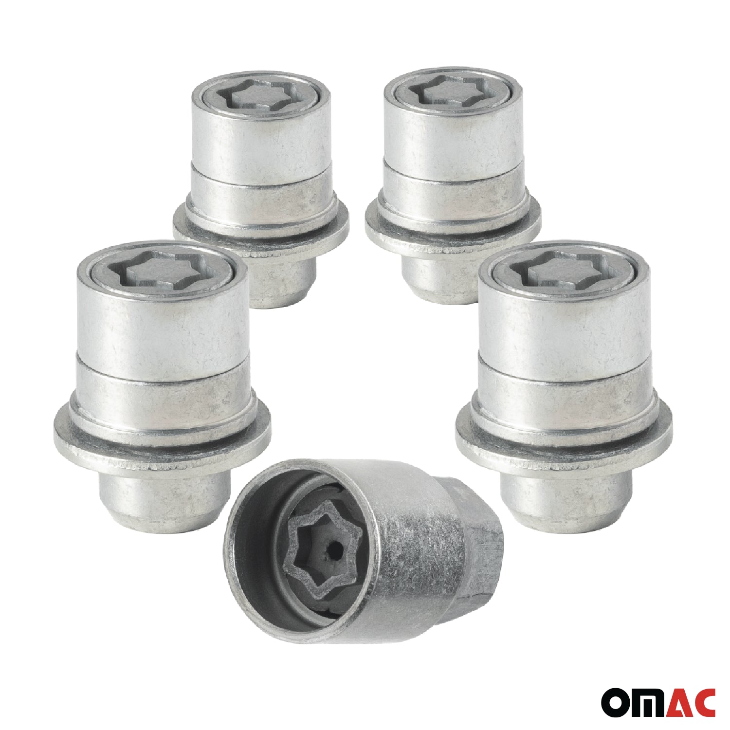 Wheel Lock Kit for Mitsubishi Lancer Outlander M12X1,5 Nut Silver 4Locks