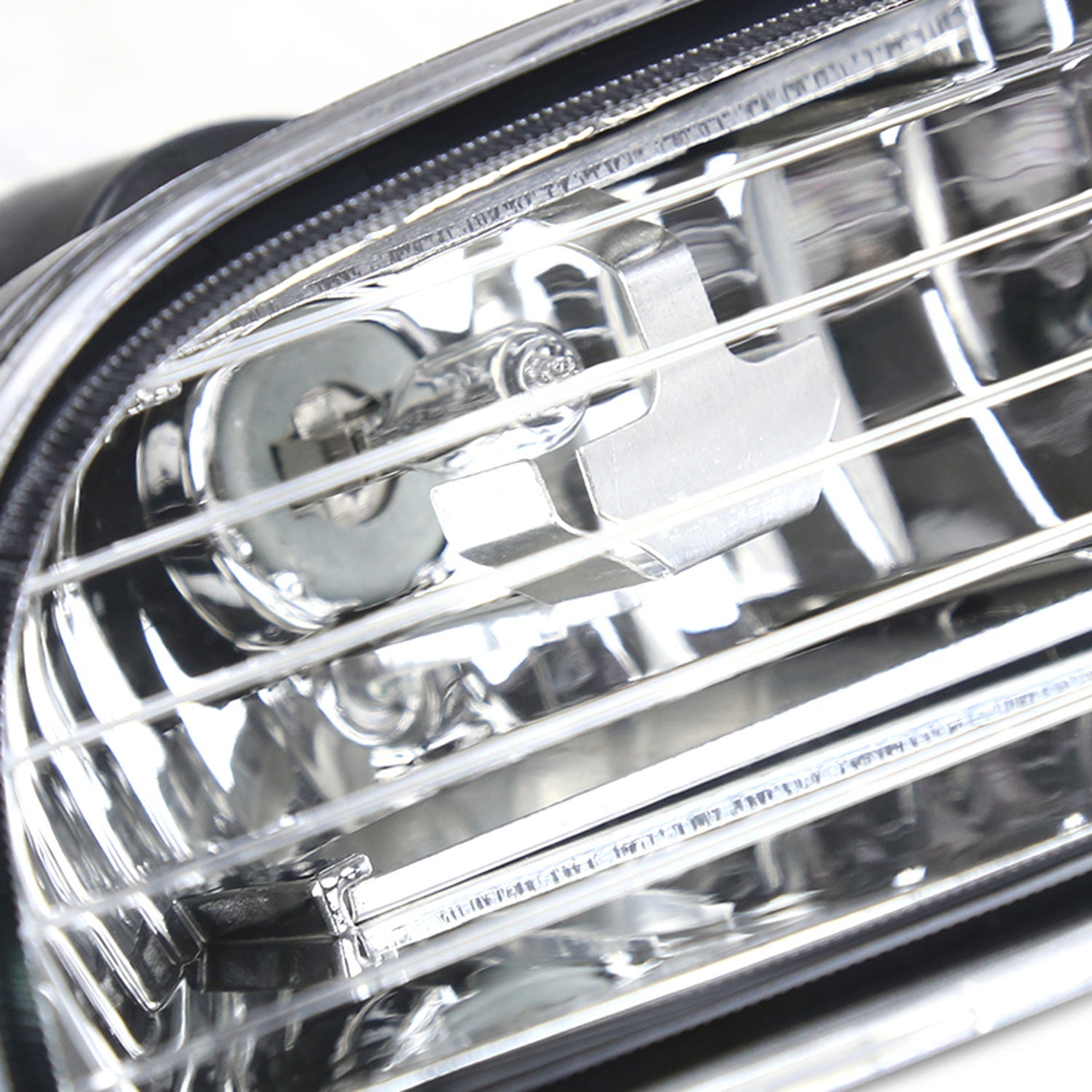1997-2001 Honda Prelude H3 Fog Lights Kit Chrome Housing/Yellow Lens