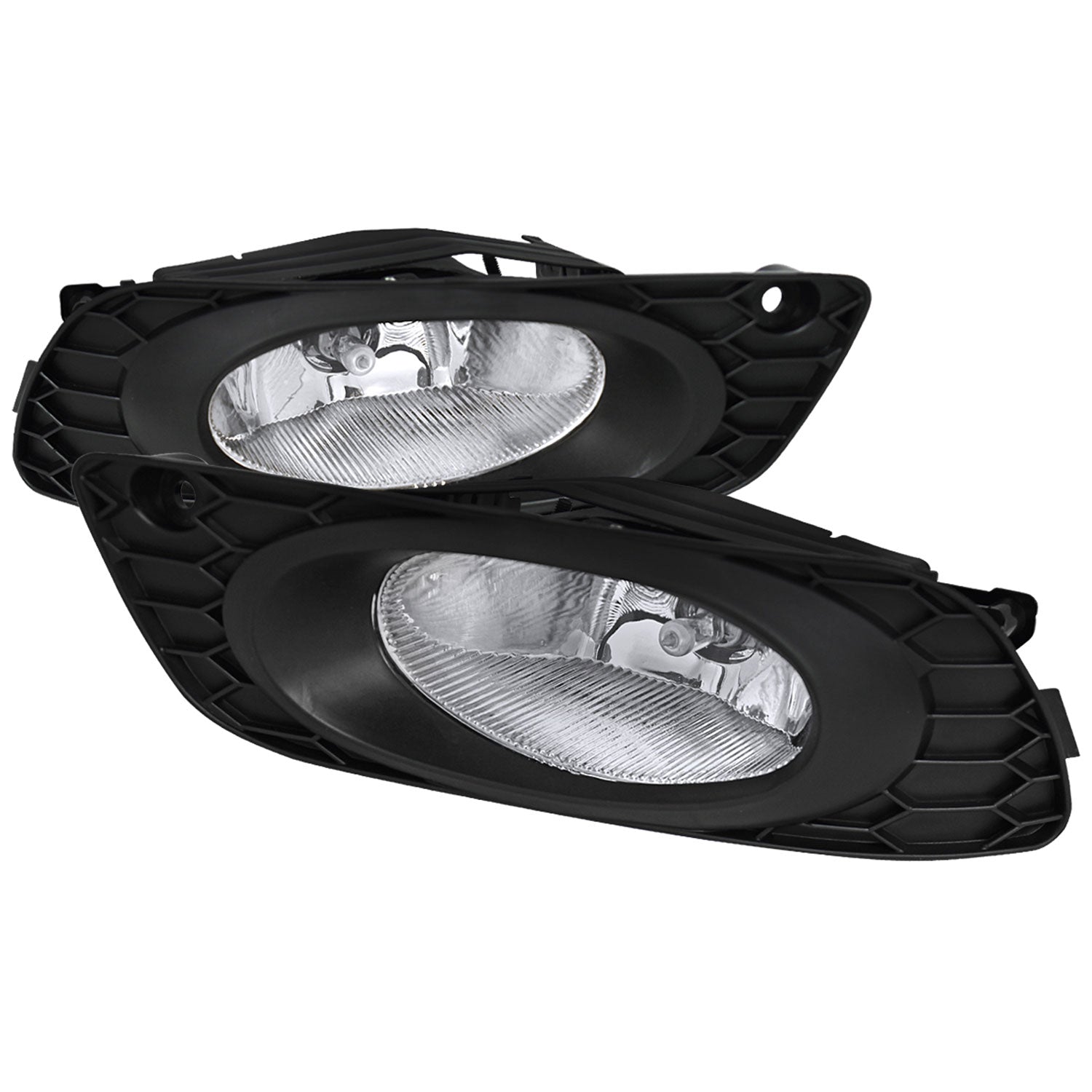 2012 Honda Civic Sedan H11 Fog Lights Kit Chrome Housing/Clear Lens
