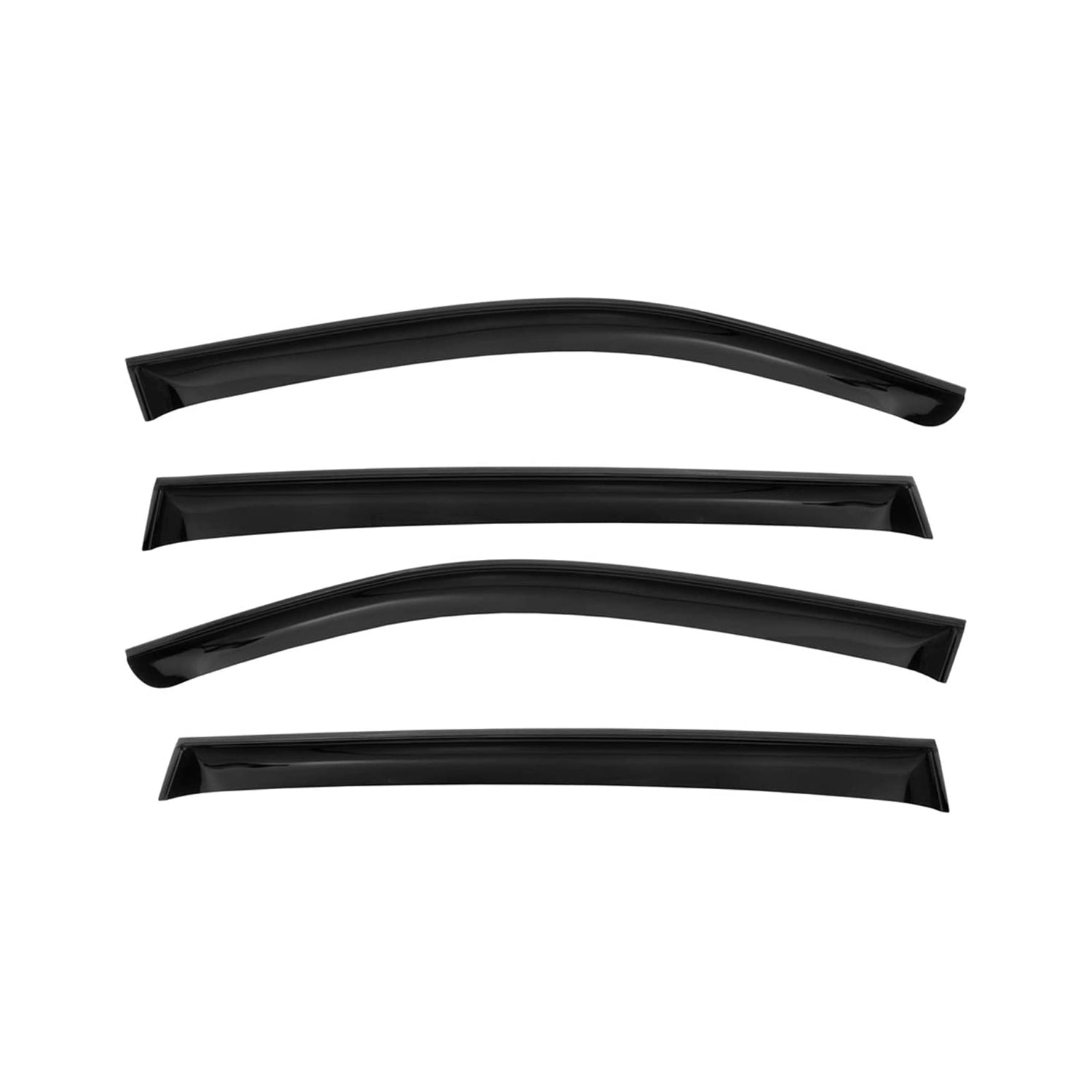 2000-2006 BMW X5 E53 Window Visor Vent Rain Deflector 4Pcs Smoke