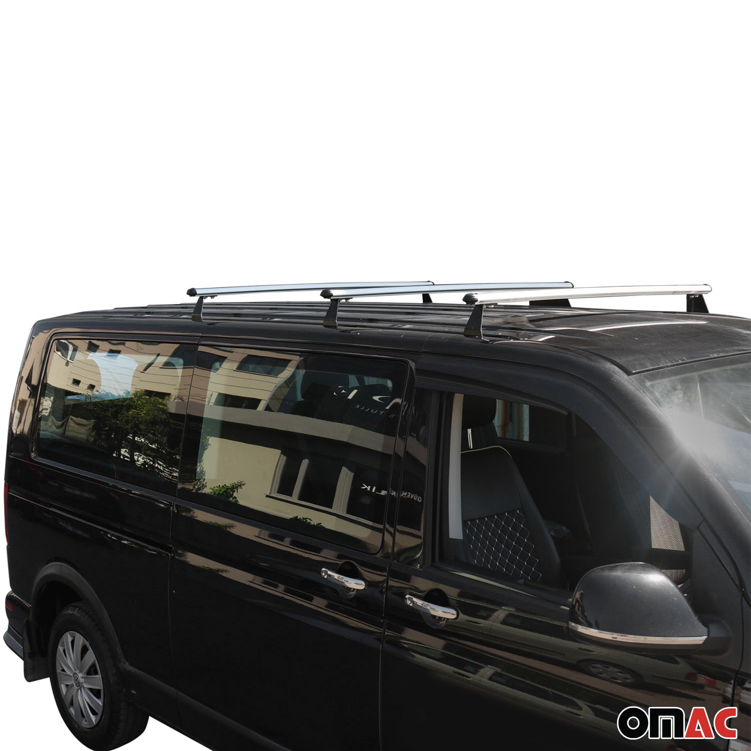 2013-2021 Nissan NV200 Roof Rack Cross Bars Luggage Carrier Aluminium Silver 3 Pcs