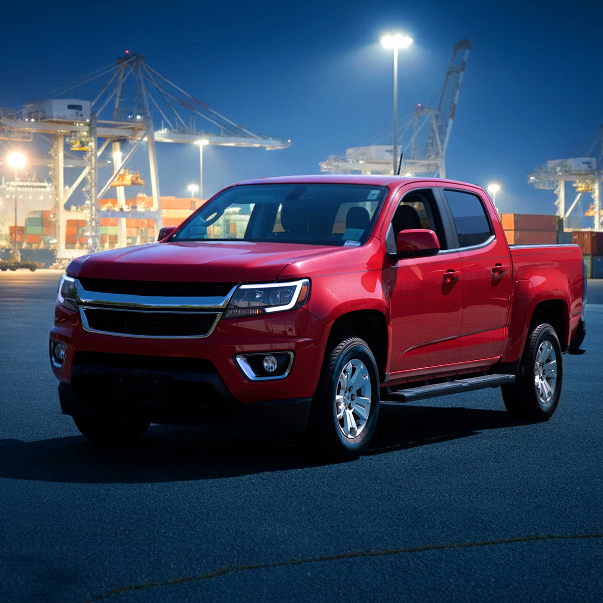 For Chevrolet Colorado 2015-2022 Factory Style Headlights Switchback LED Bar Turn Signal Black Housing Clear Lens
