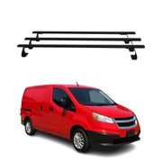 2015-2018 Chevrolet City Express Roof Rack Cross Bars 3Pcs Black