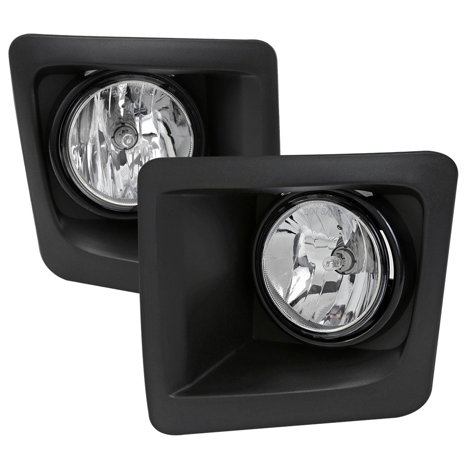 2014-2015 GMC Sierra 1500 H3 Fog Lights Chrome Housing/Clear Lens