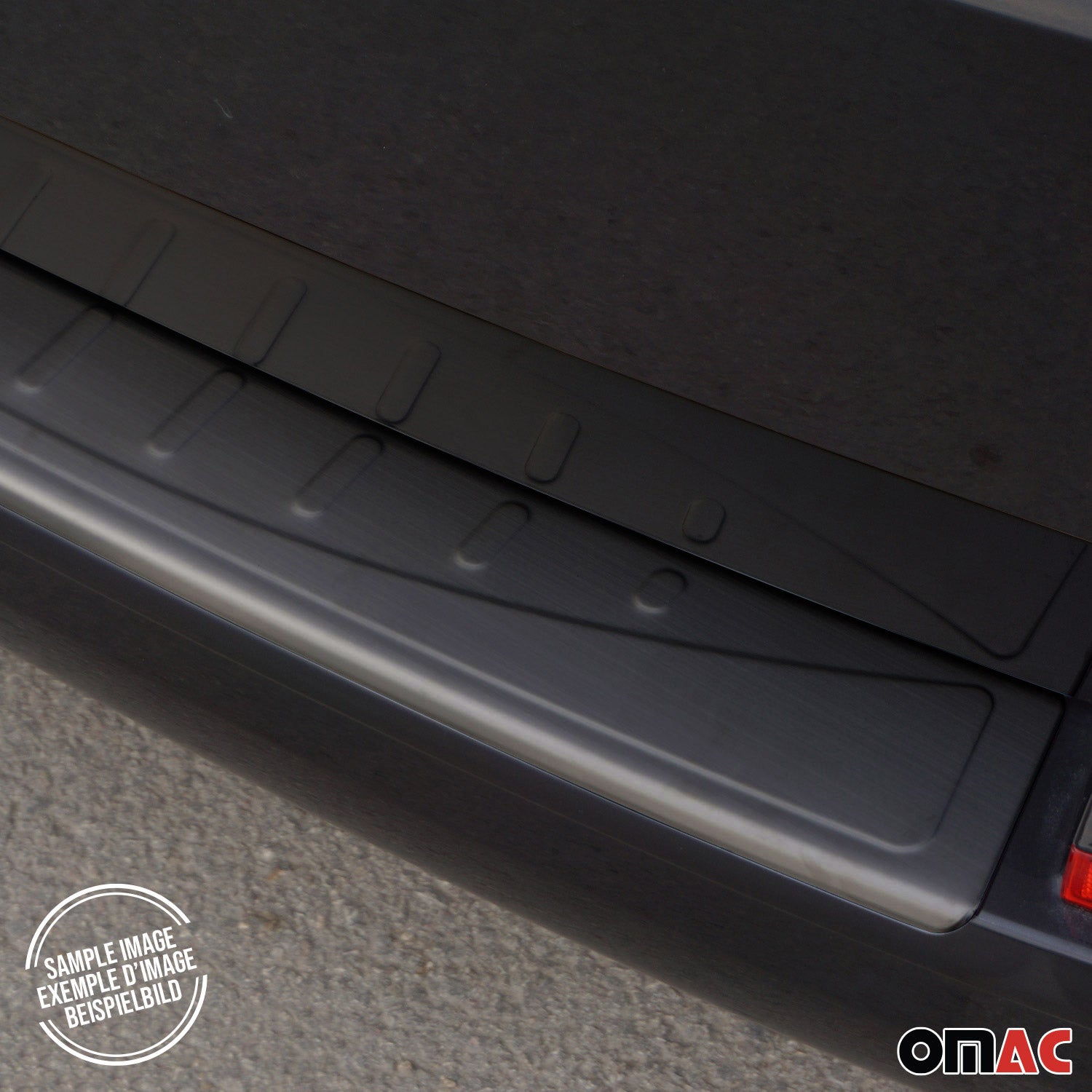 2006-2010 VW Passat B6 Rear Bumper Sill Cover Protector Guard Stainless Steel Dark