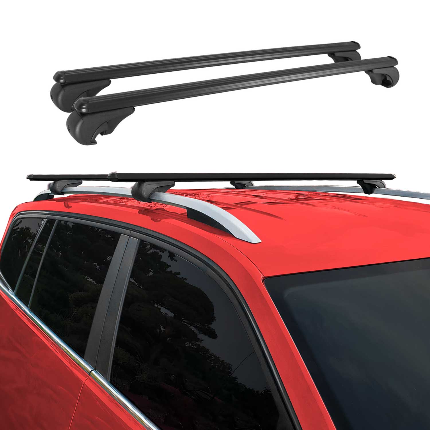 2021-2026 Toyota Sienna Roof Rack Cross Bars Black