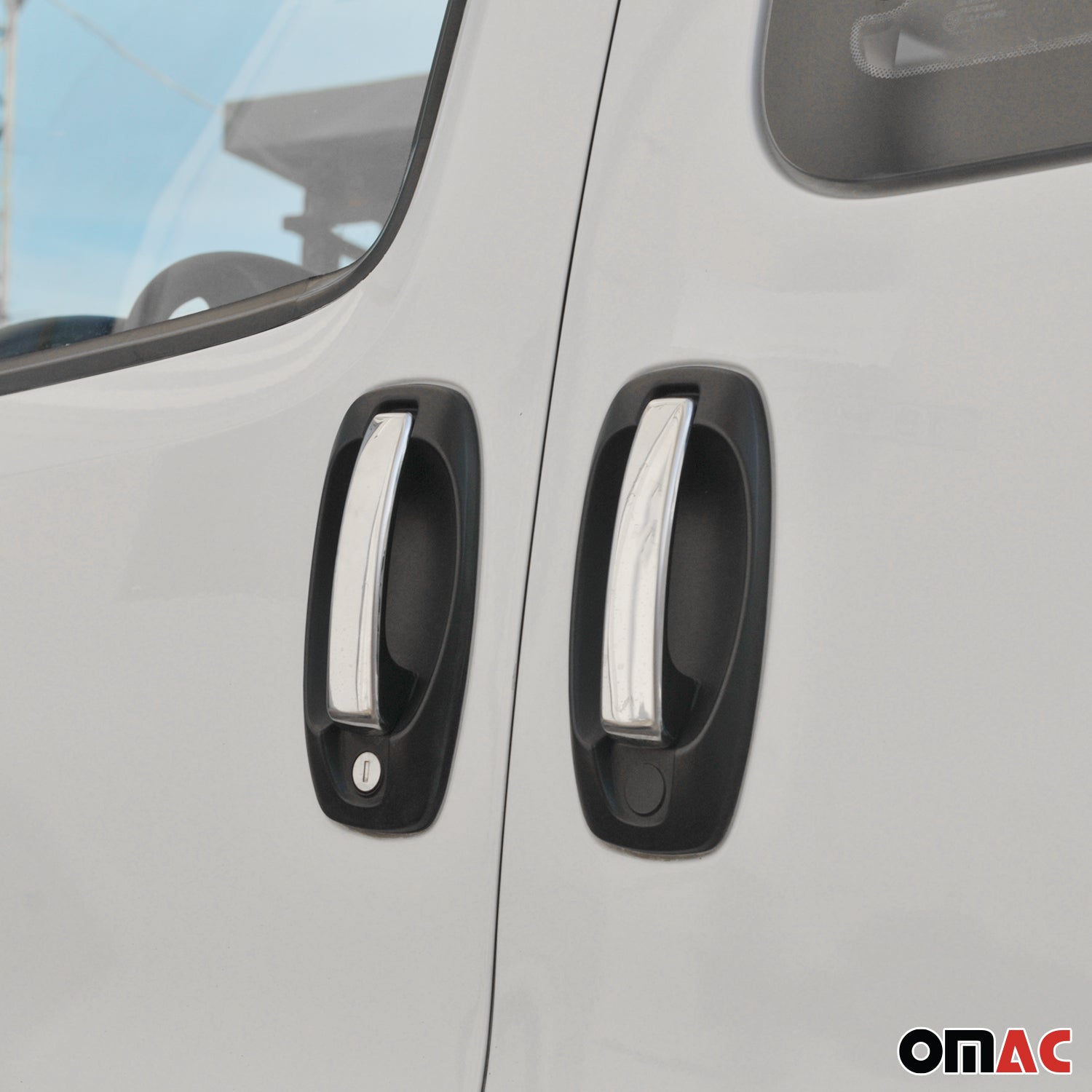 2015-2022 RAM ProMaster City Car Door Handle Cover Trim Stainless Steel 4 Pcs