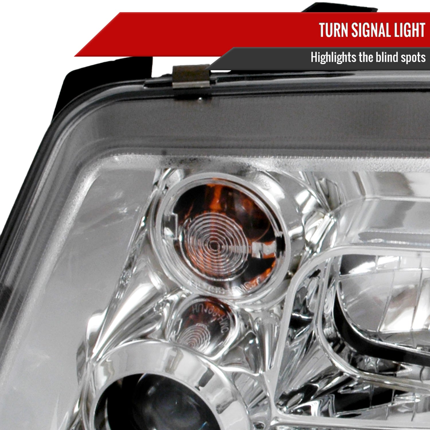 1999-2004 VW Jetta/Bora Projector Headlights R8 LED Light Strip Chrome