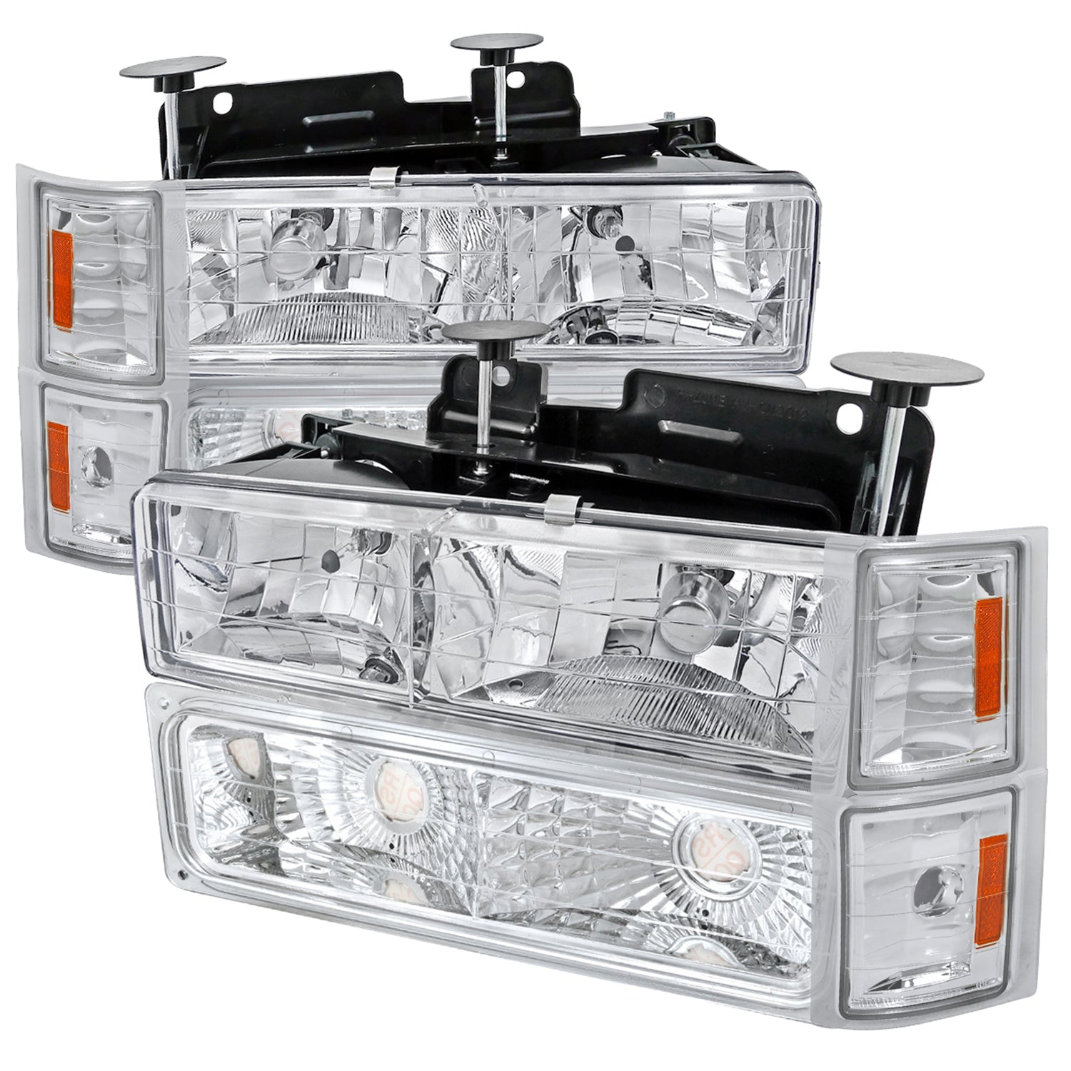 1994-1998 Chevy Silverado/Tahoe/Suburban/C10 Factory Headlights Chrome