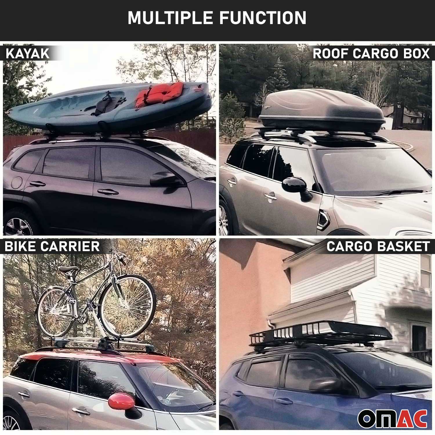 2014-2019 Infiniti QX50 Roof Rack Cross Bars Luggage Carrier 2 Pcs