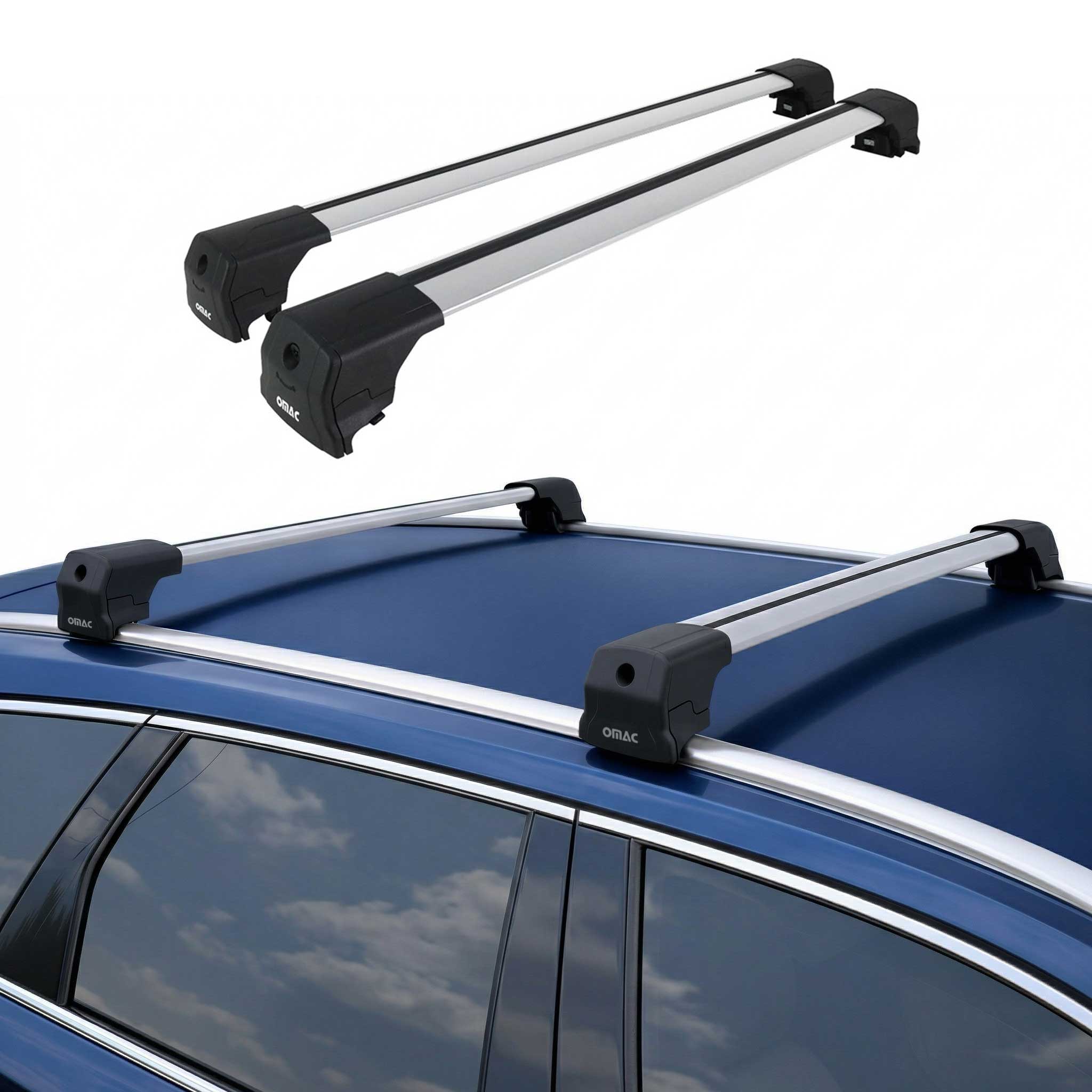 2015-2019 Mercedes GLA Class X156 Roof Rack Cross Bars Silver
