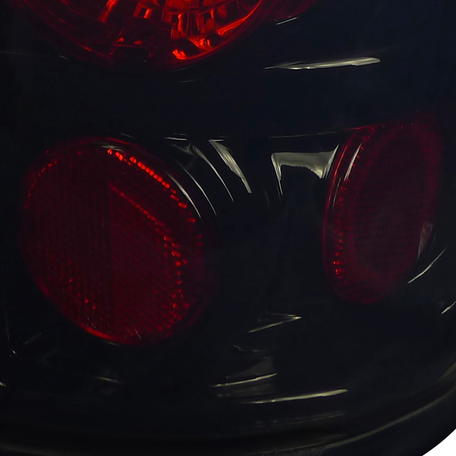 1997-2002 Ford Expedition Tail Lights Glossy Black Housing/Smoke Lens