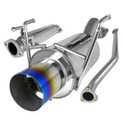 2002-2005 Honda Civic Si Hatchback T-304 Steel N1 Catback Exhaust Burnt Tip