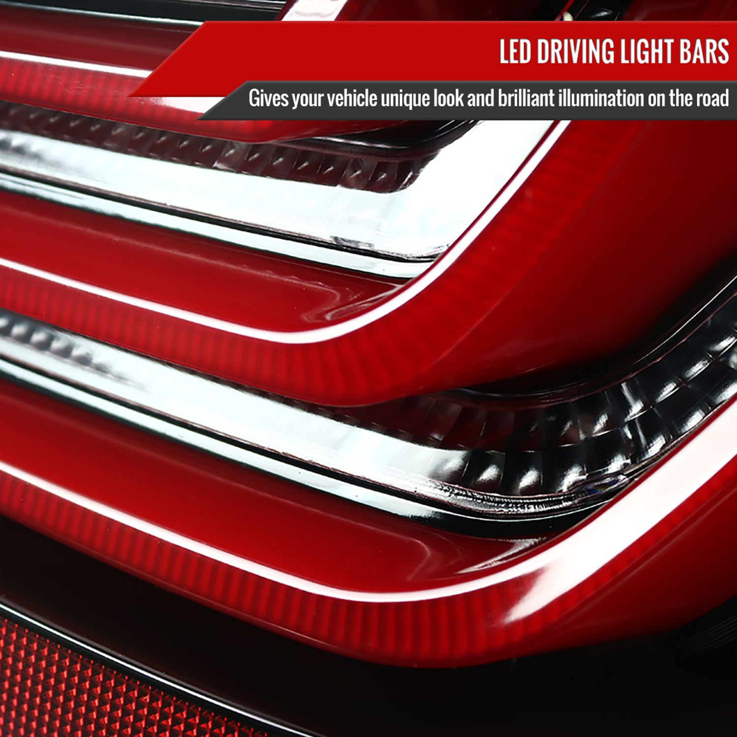 2008-2010 BMW E60 5 Series Sedan LED Tail Lights Jet Black/Clear Lens