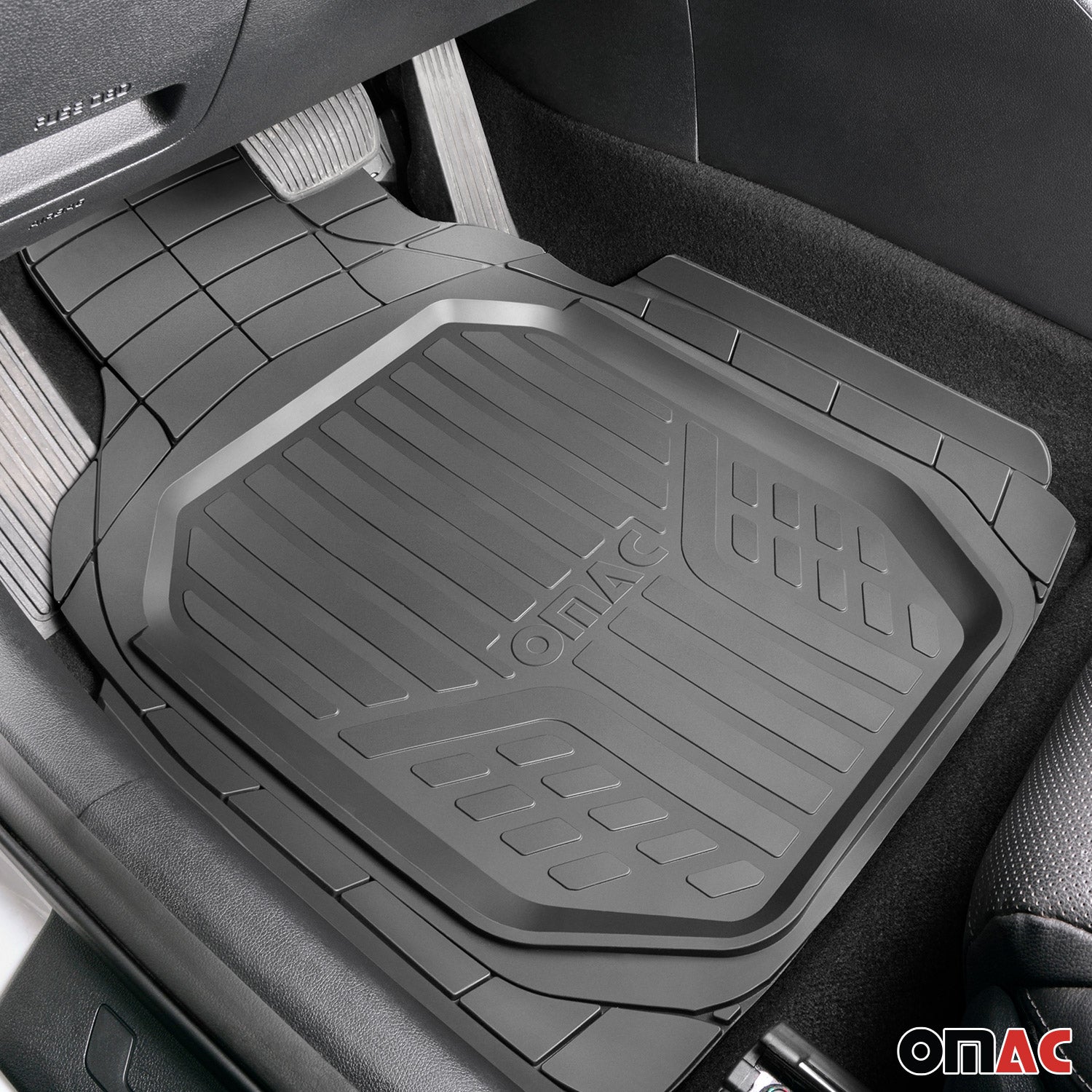 Nissan Rogue Semi-Custom fit Floor Mats Liner All Weather 3D Black Waterproof 4Pcs