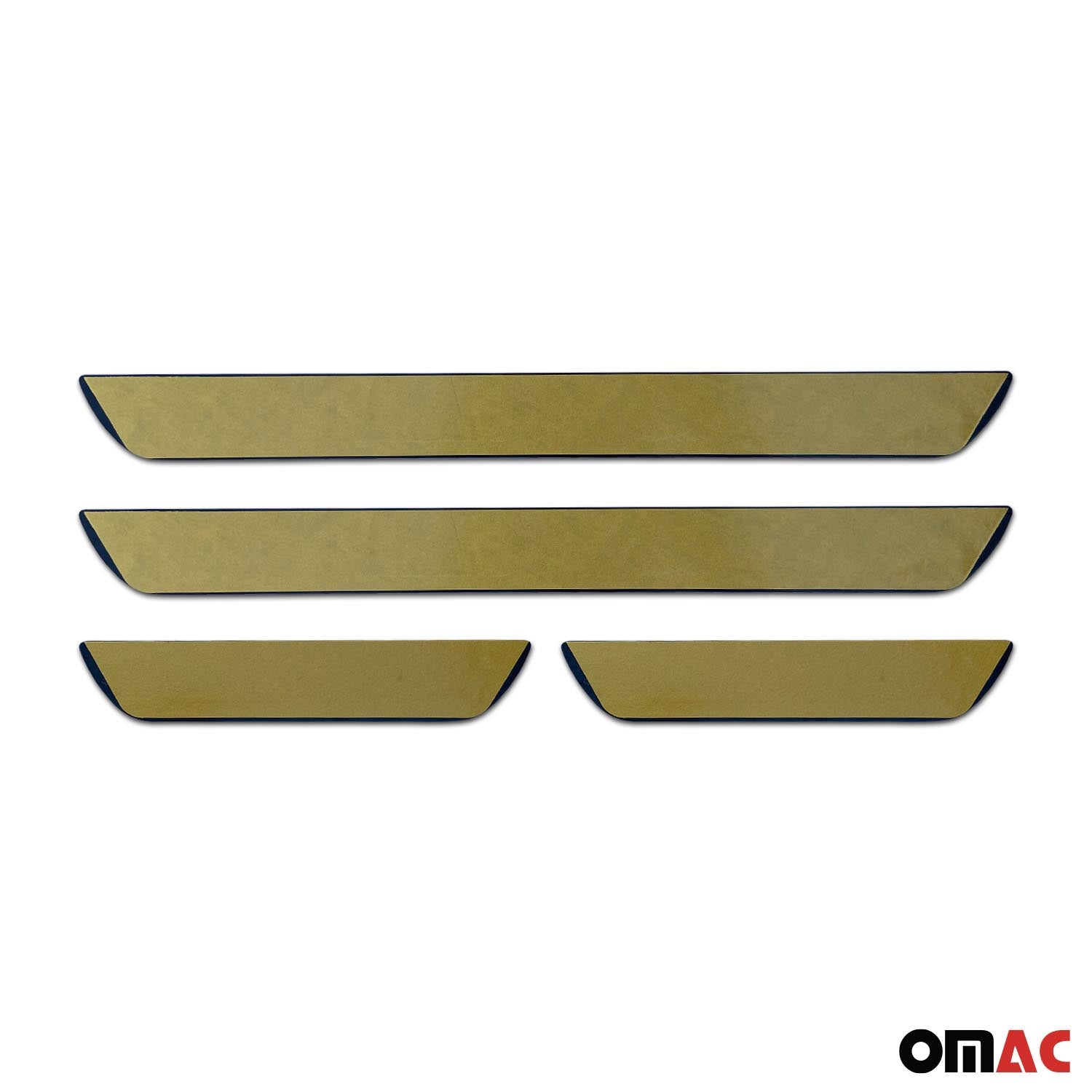 RAM ProMaster City Door Sill Scuff Plate Scratch Protector Stainless Steel Silver 4 Pcs