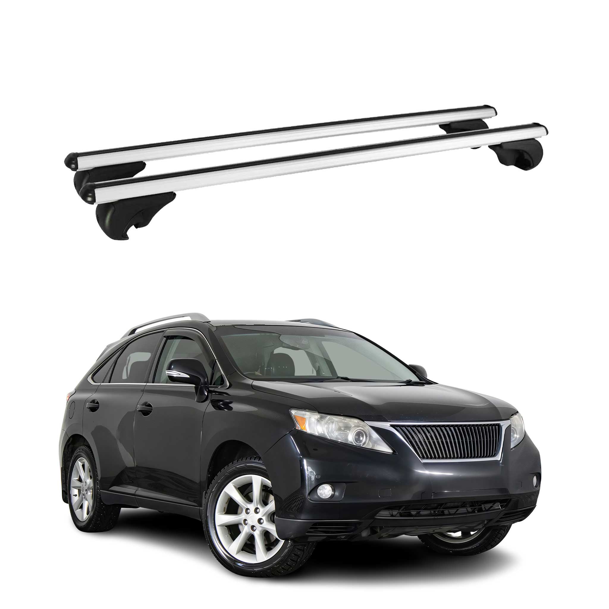 2010-2015 Lexus RX350 Roof Rack Cross Bars Silver