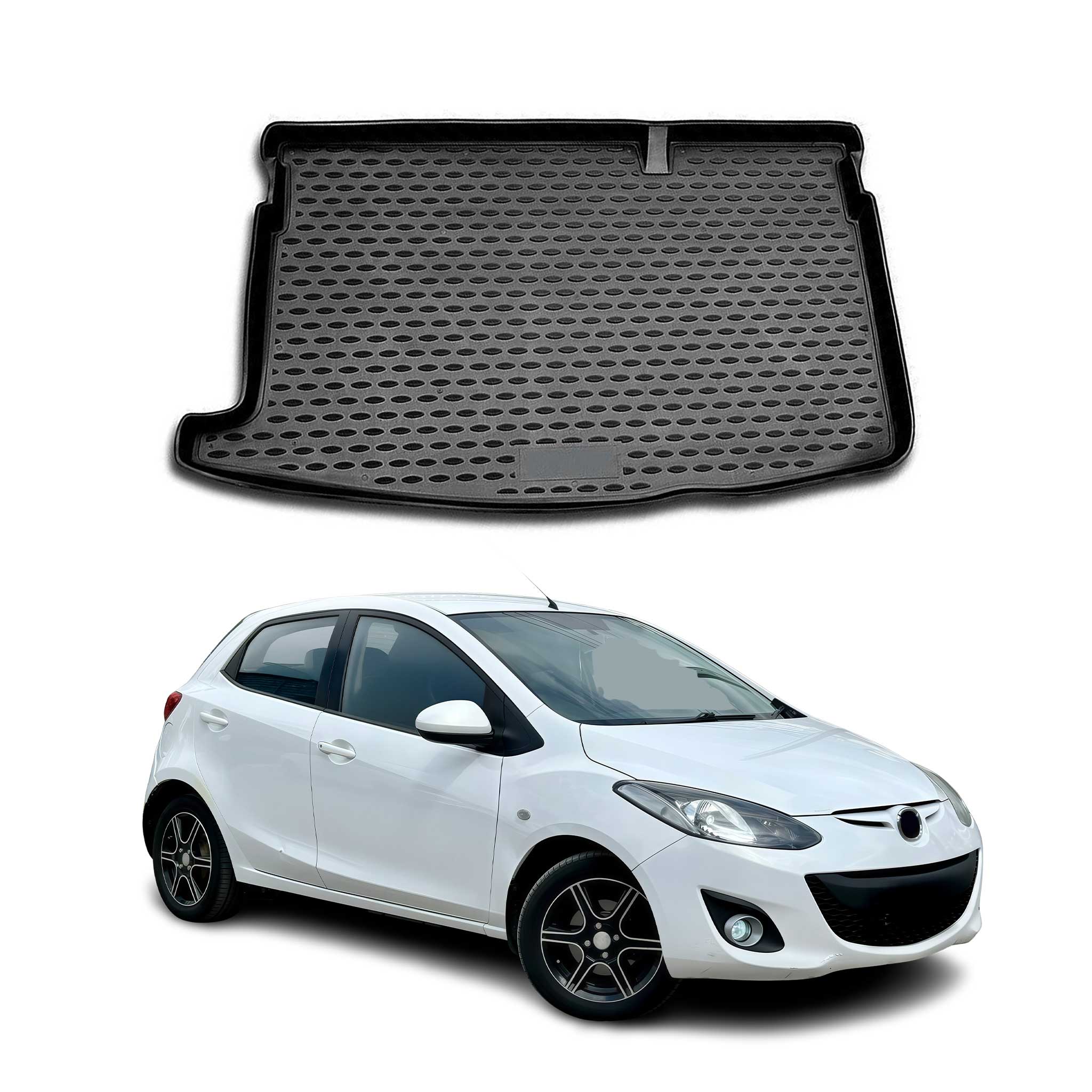 2011-2014 Mazda 2 Cargo Liner Trunk Mat All Weather Black