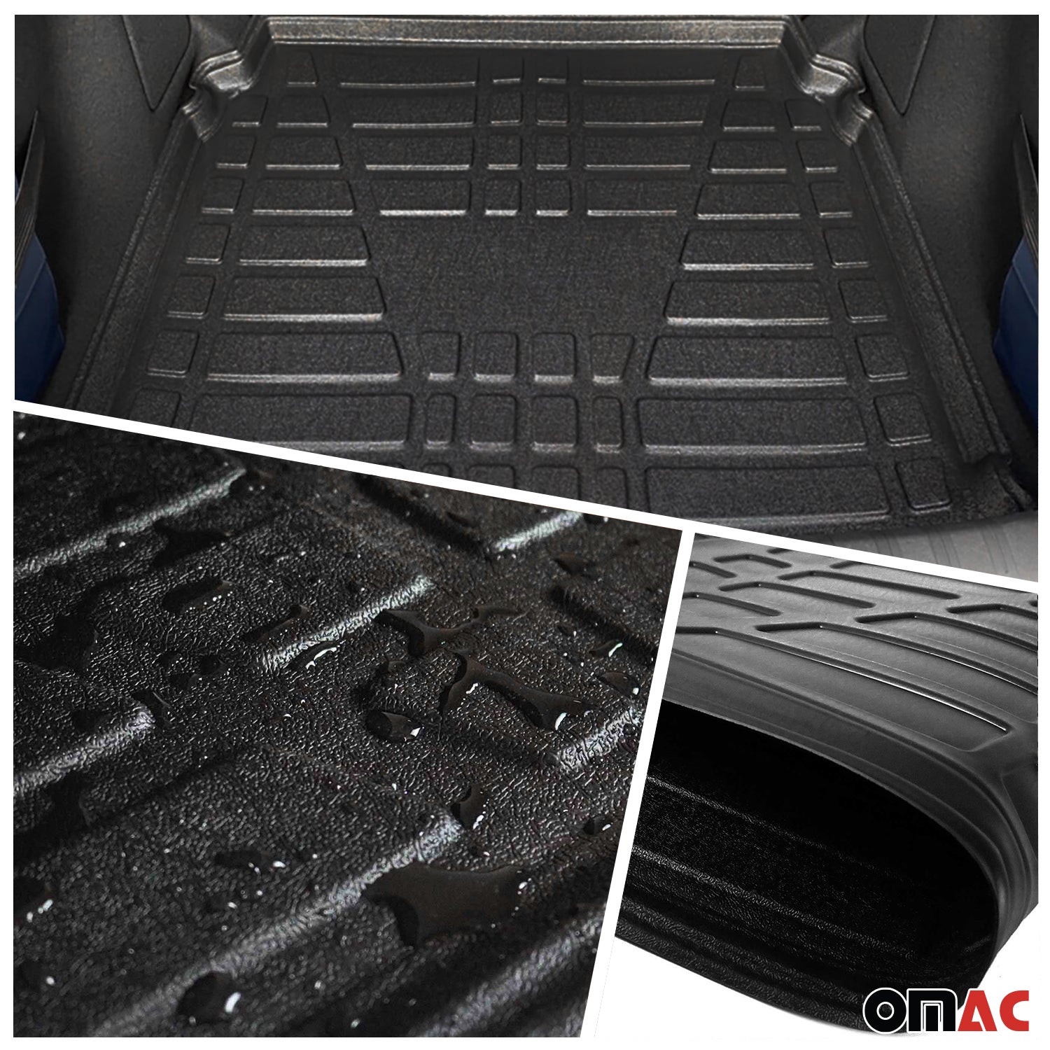 2015-2026 Porsche Macan Floor Mats & Cargo Liner Full Set All Weather Black
